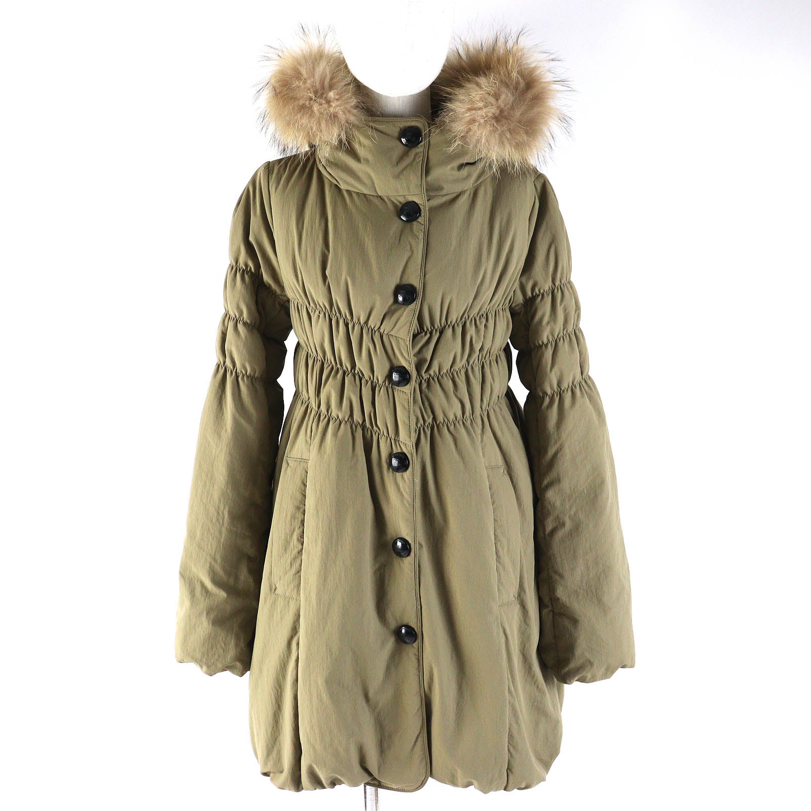 Burberry Nylon Hooded Down Coat Women