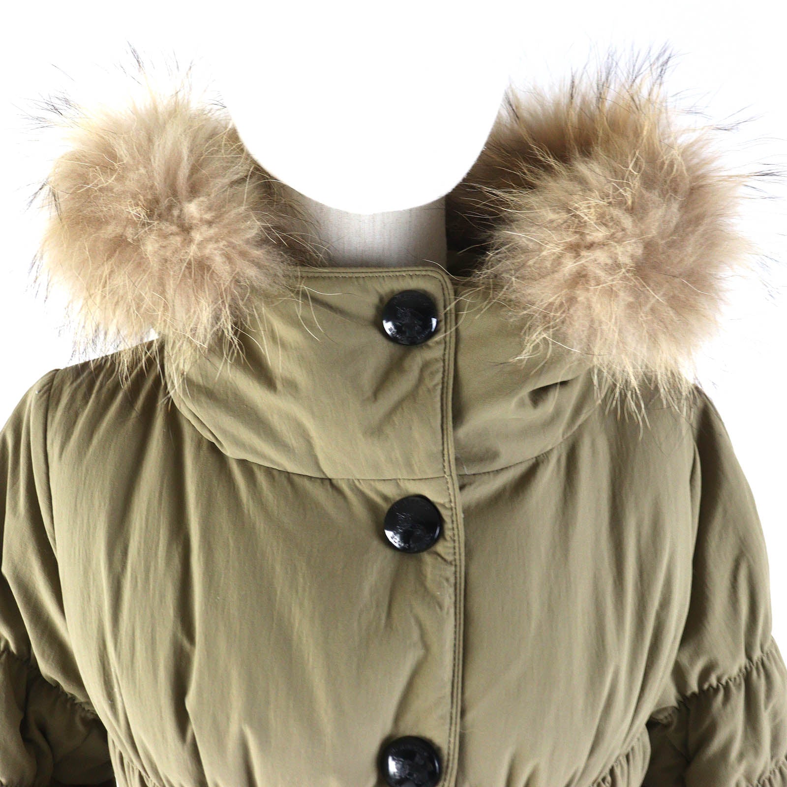 Burberry Nylon Hooded Down Coat Women