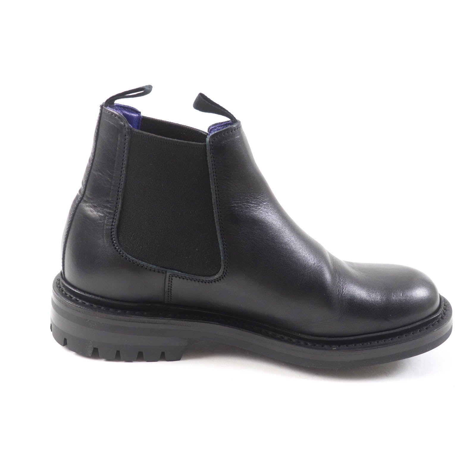 Burberry D.L.O. Leather Short Boots Black