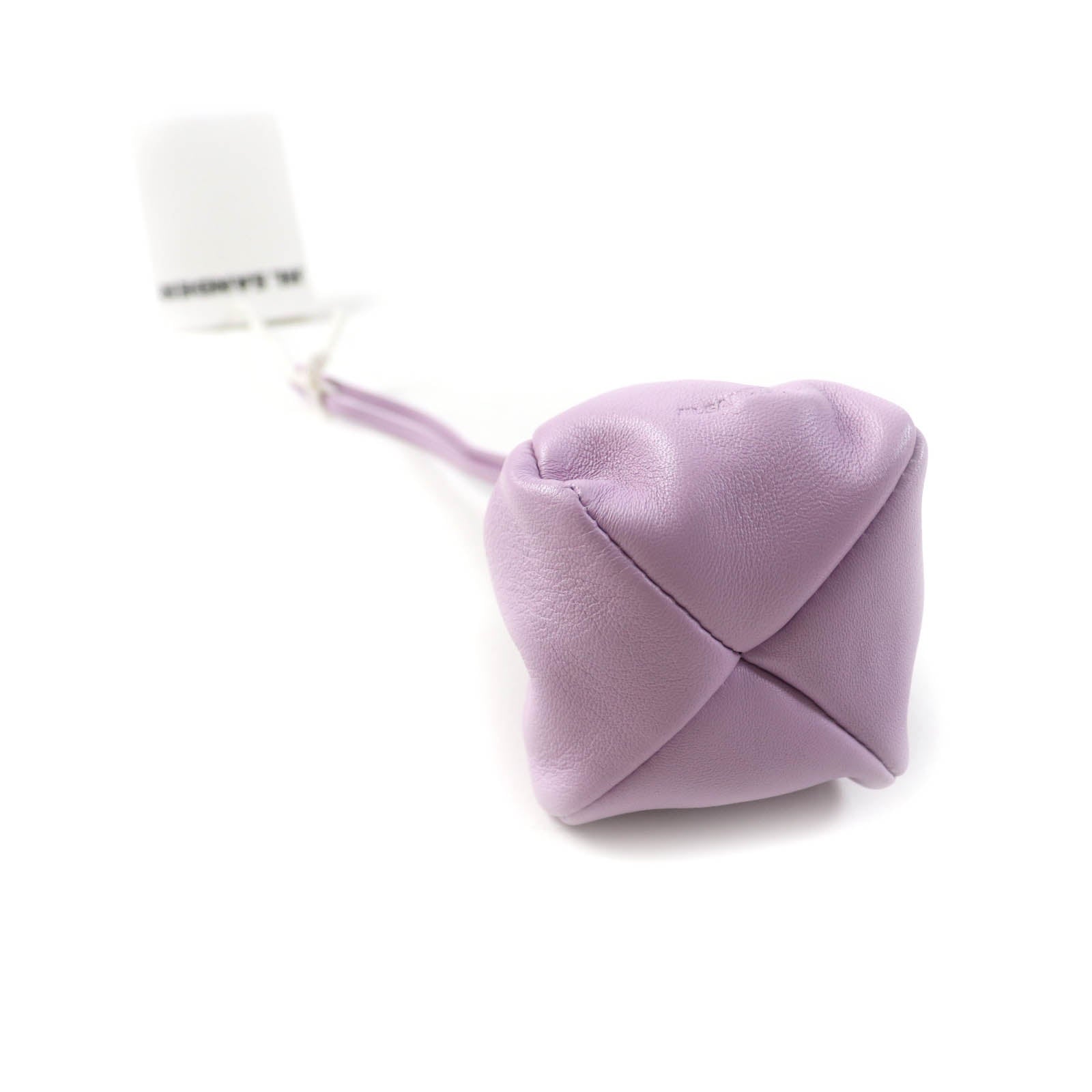 Jil Sander Leather Ripple Pouch Lavander