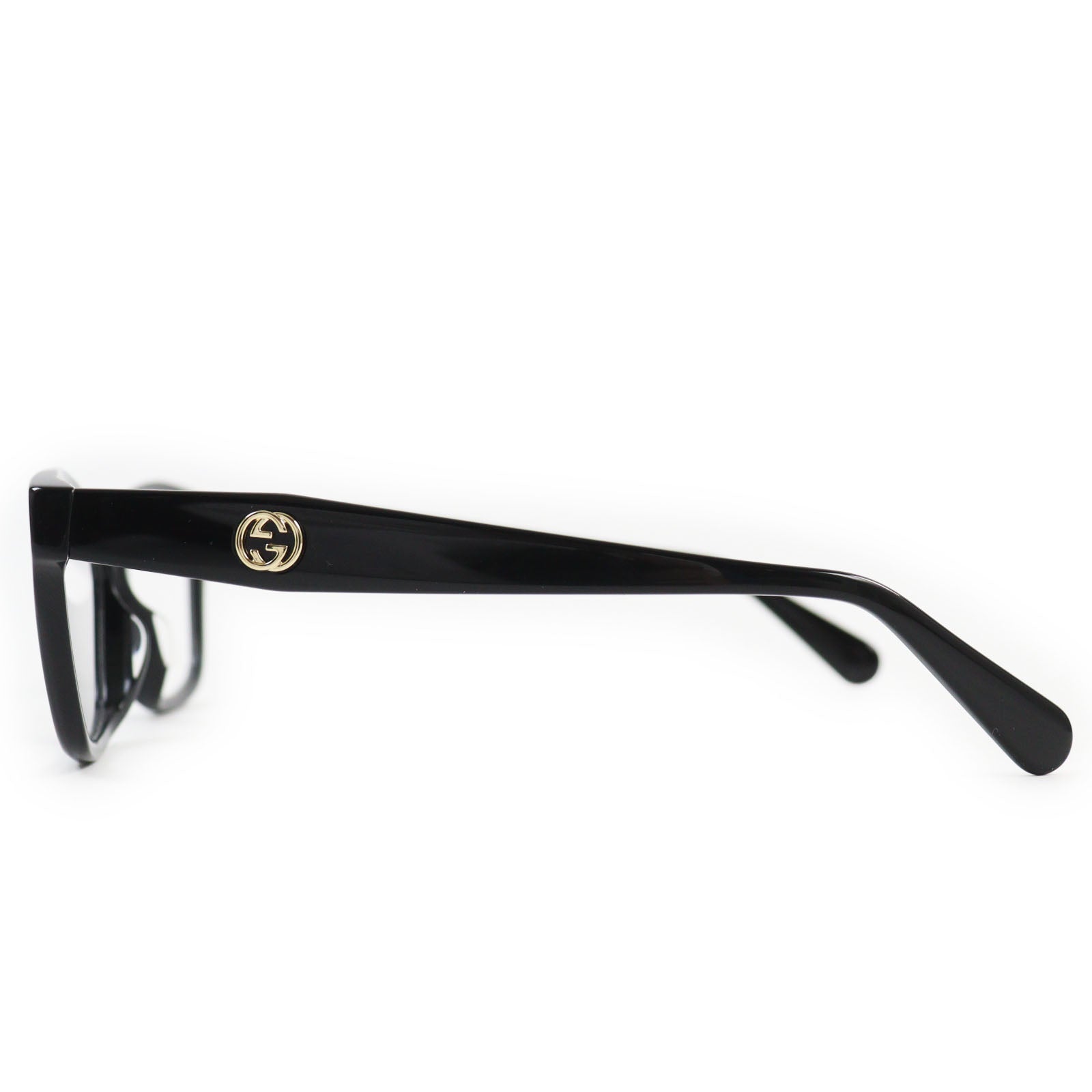 Gucci Interlocking G Glasses Black Gold