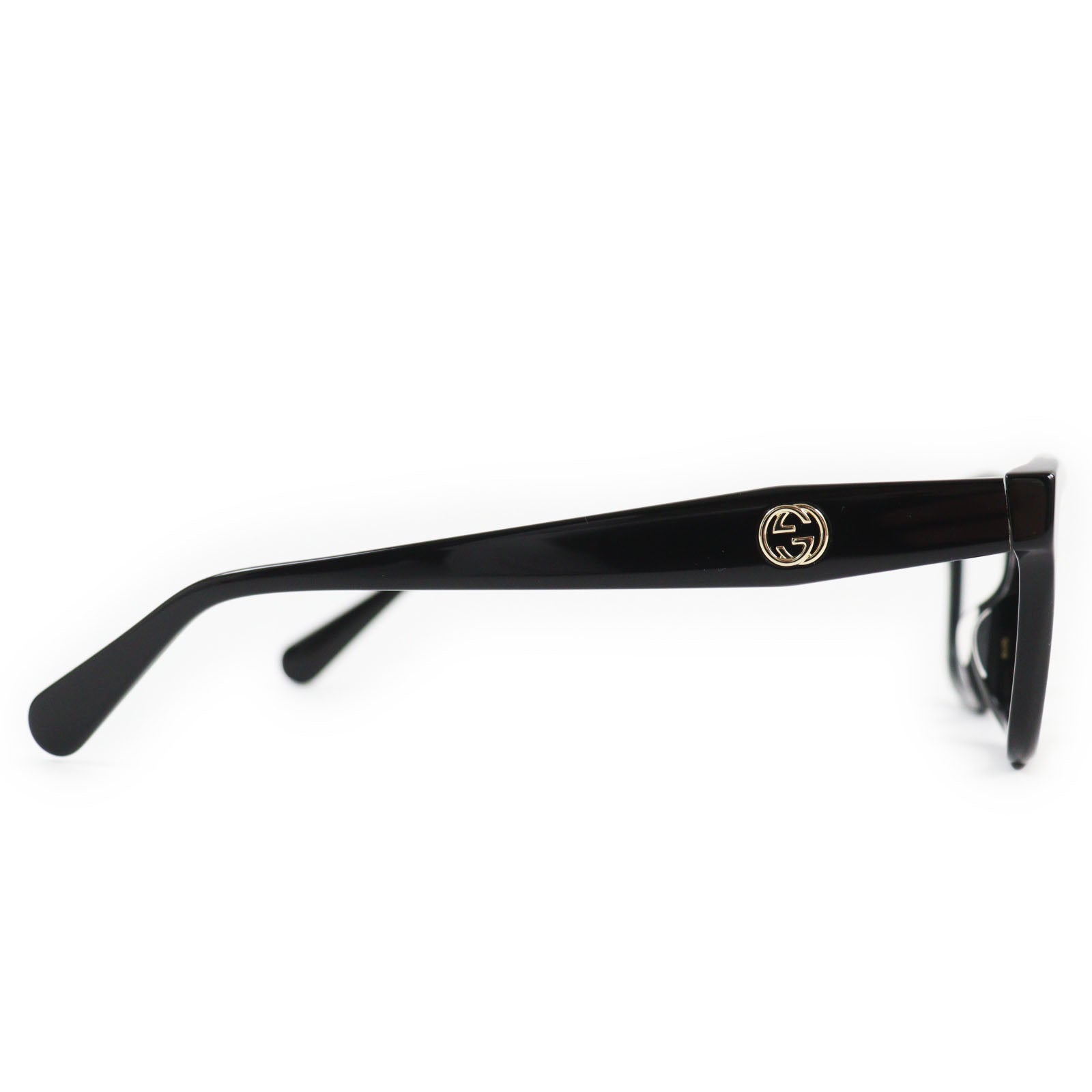 Gucci Interlocking G Glasses Black Gold