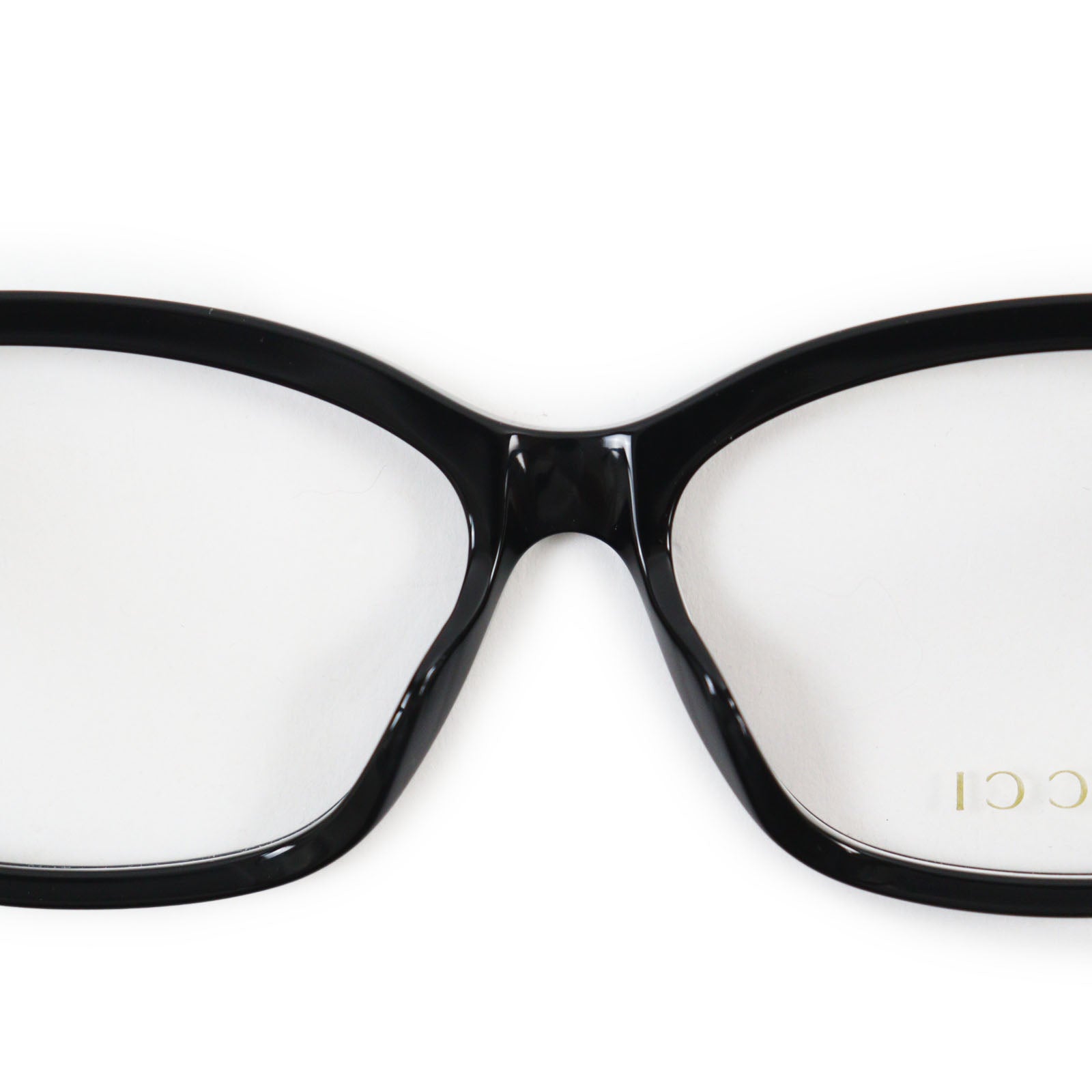 Gucci Interlocking G Glasses Black Gold