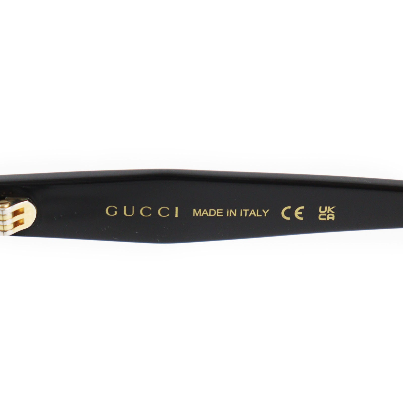 Gucci Interlocking G Glasses Black Gold