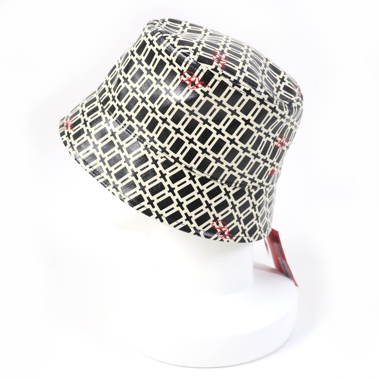 Roger Vivier Cherry's Wink Bucket Hat Black Ivory