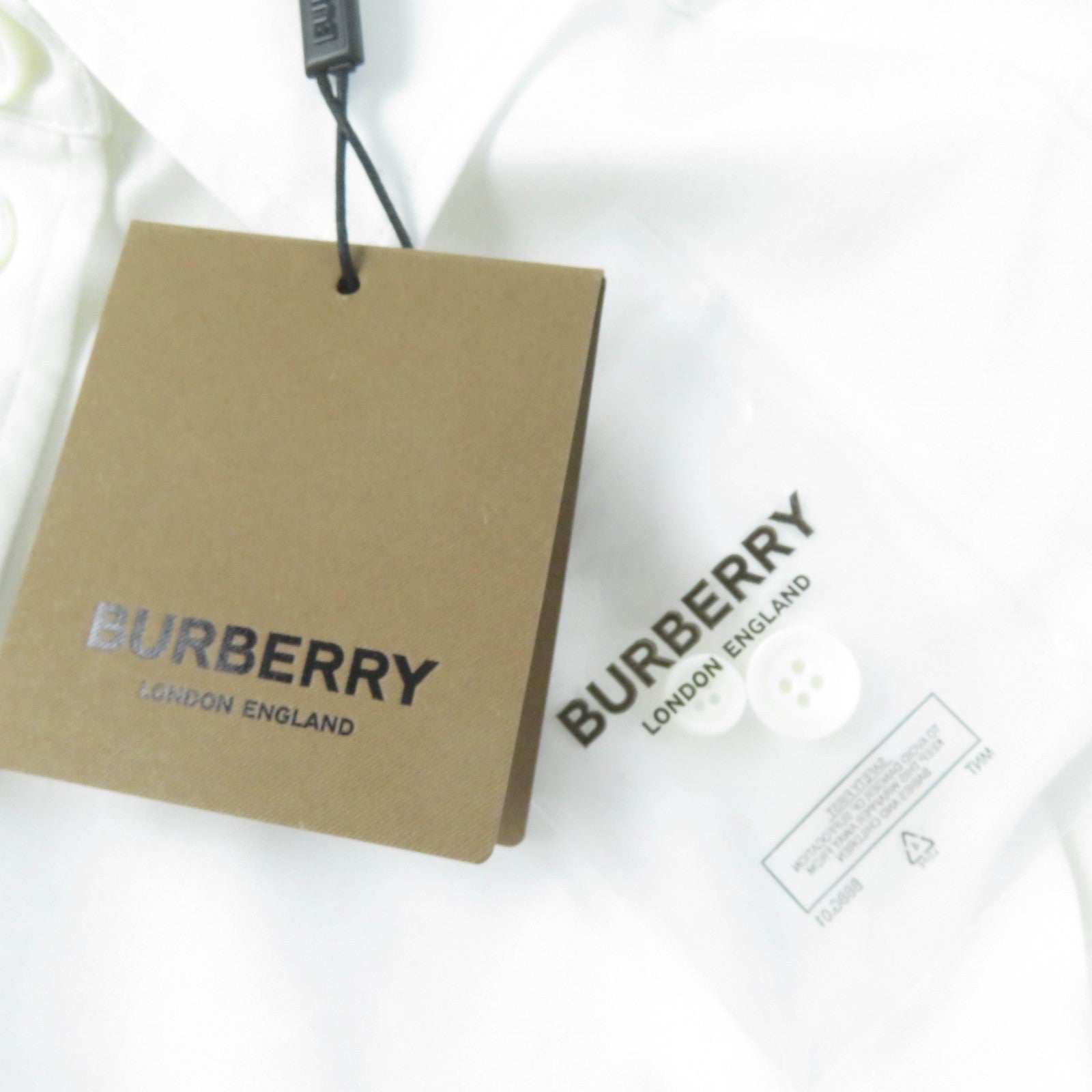 Burberry Cotton Lace Long Sleeve Shirt 36