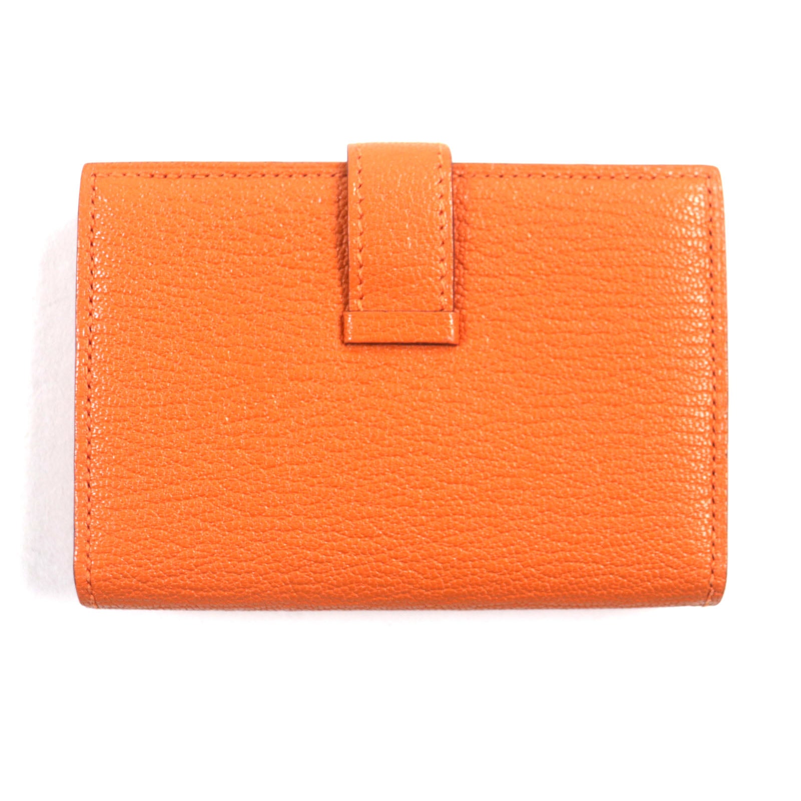 HERMES Bearn Mini Wallet Orange 2023