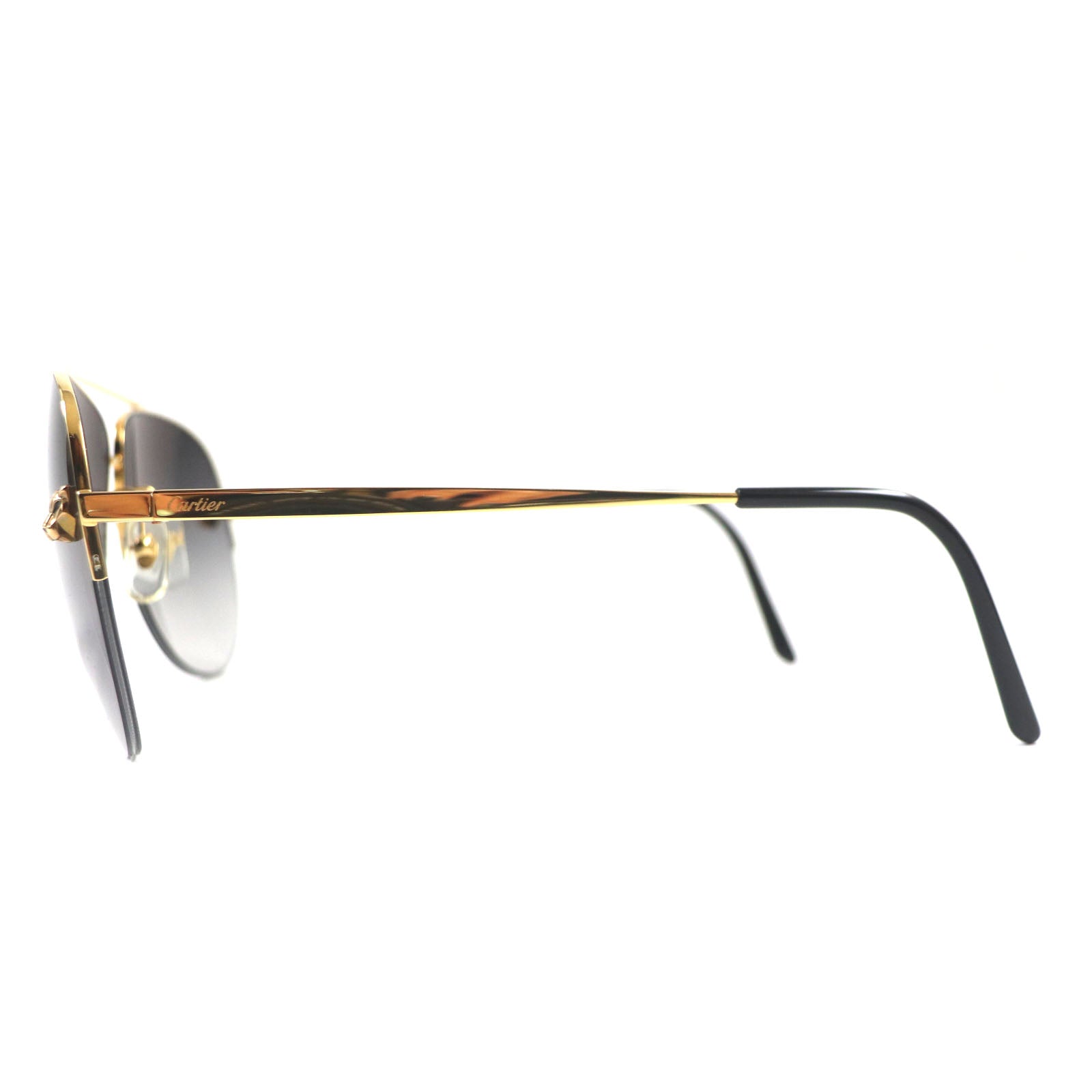 Cartier PANTHERE de Cartier Sunglasses Gold Black