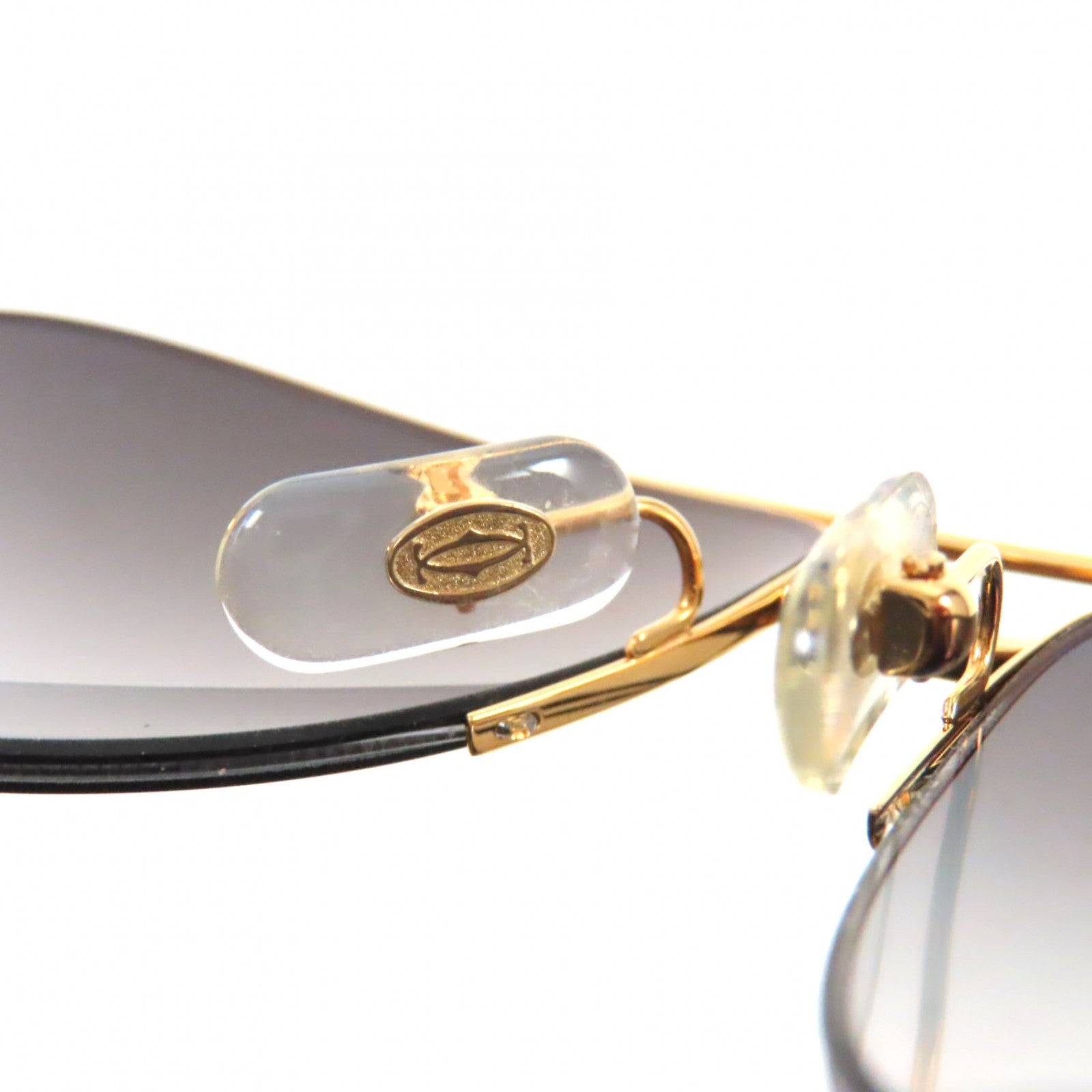 Cartier PANTHERE de Cartier Sunglasses Gold Black