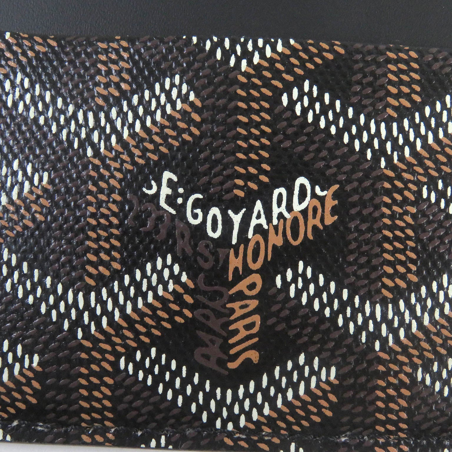 Goyard Saint Sulpice Herringbone Card Case