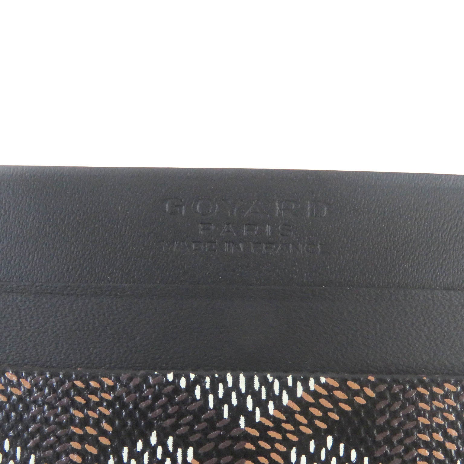 Goyard Saint Sulpice Herringbone Card Case