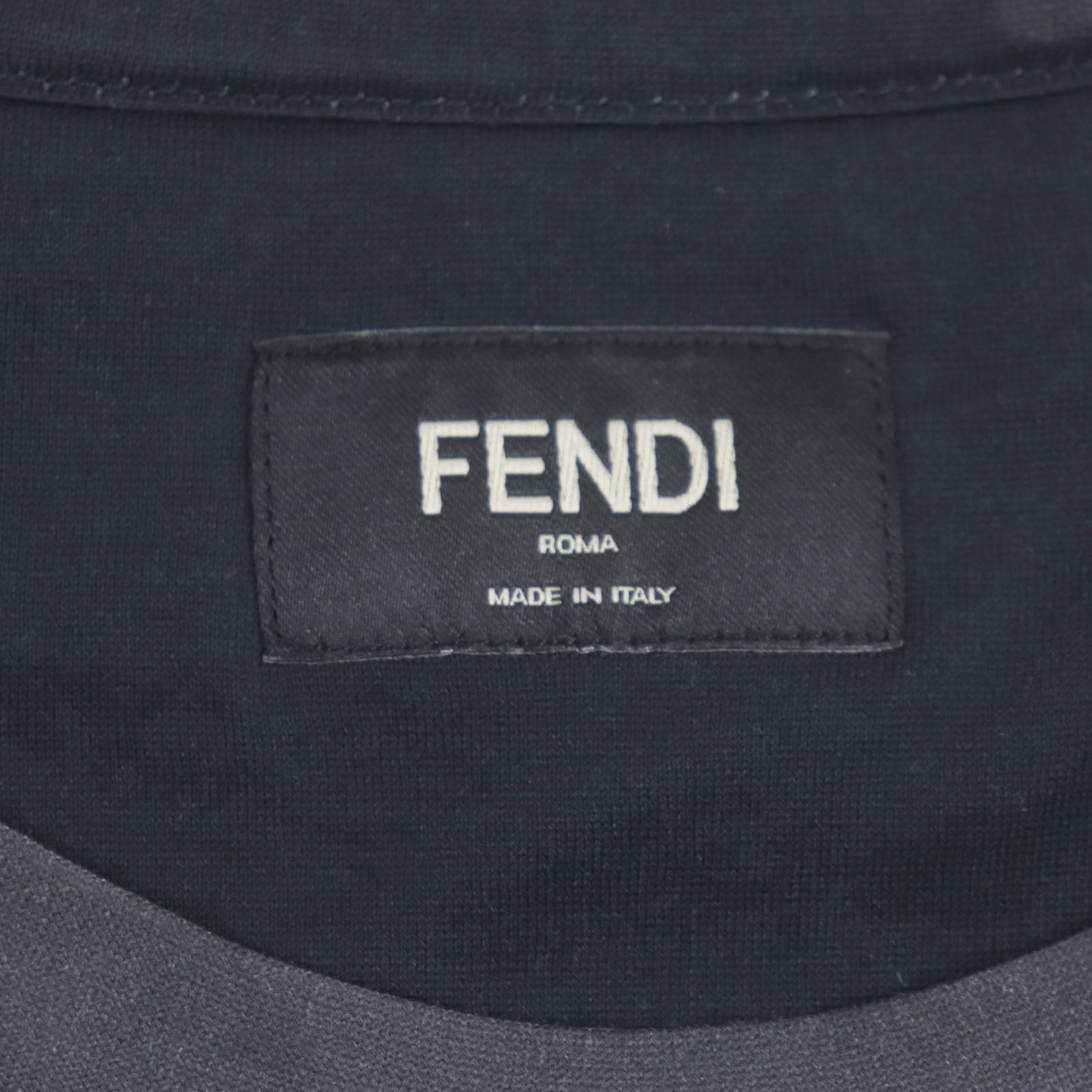 Fendi Cotton FF Logo Crew Neck T-Shirt M