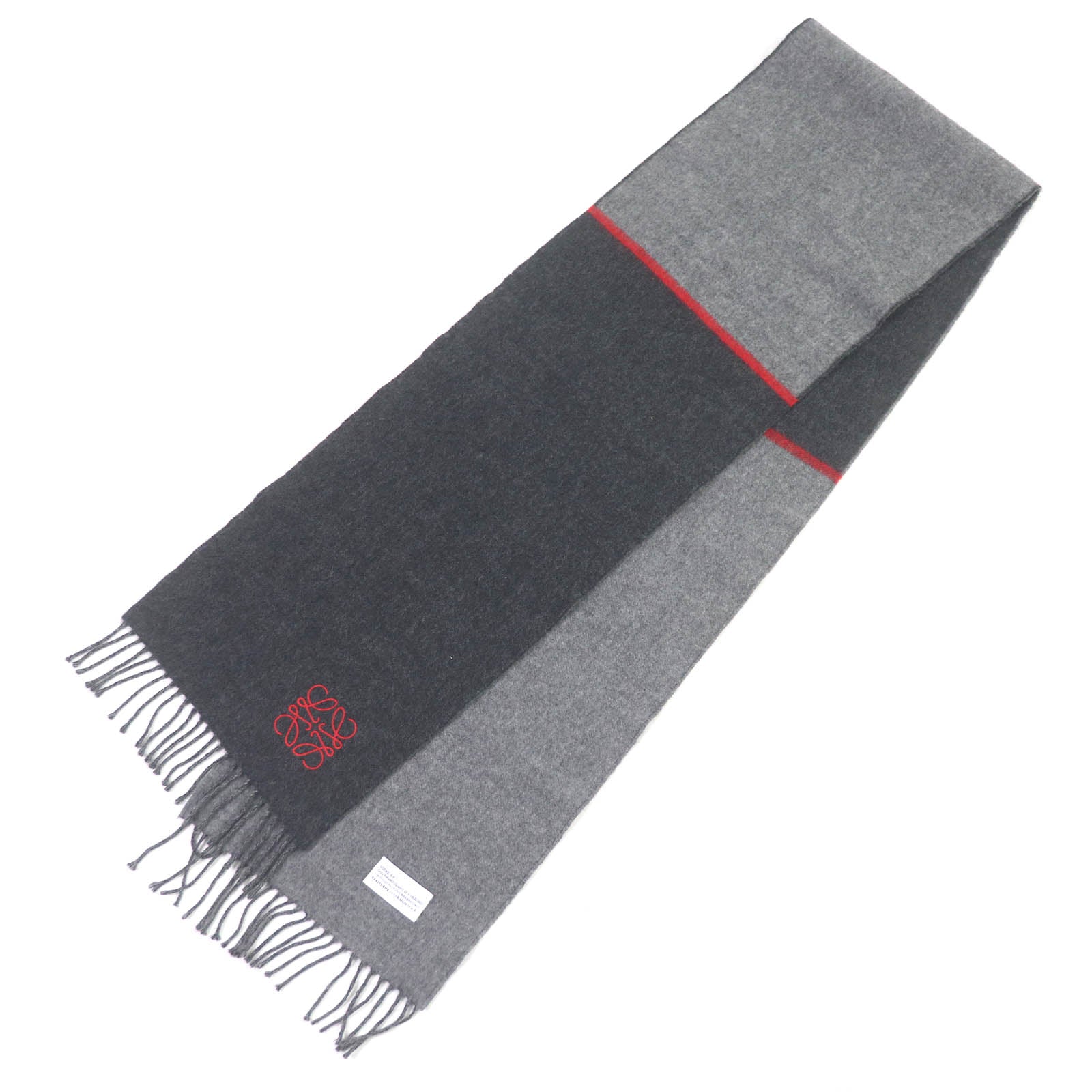 LOEWE Wool Cashmere Anagram Logo Scarf