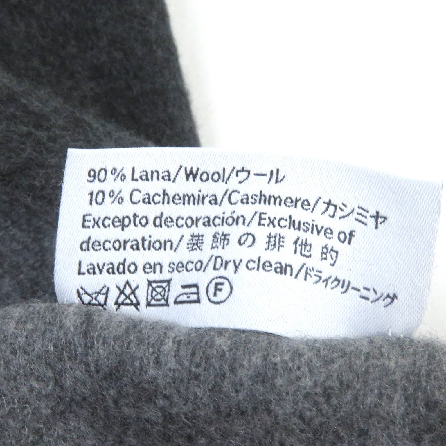 LOEWE Wool Cashmere Anagram Logo Scarf