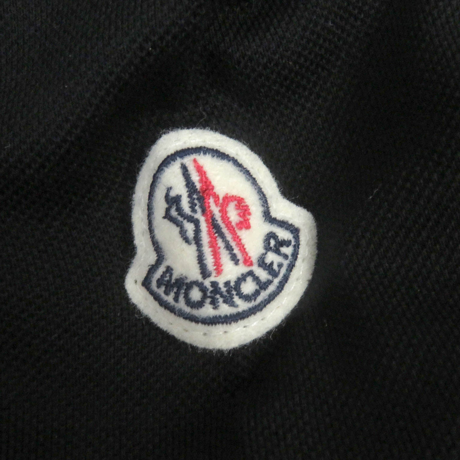 Moncler Cotton Polo Shirt Black M