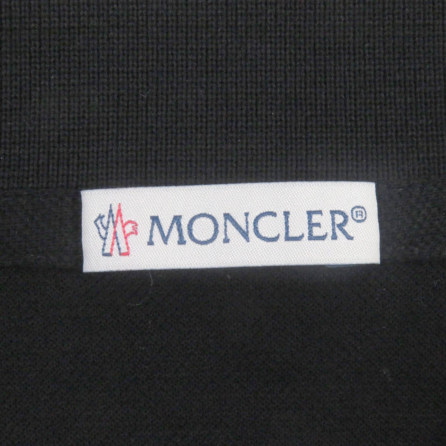 Moncler Cotton Polo Shirt Black M