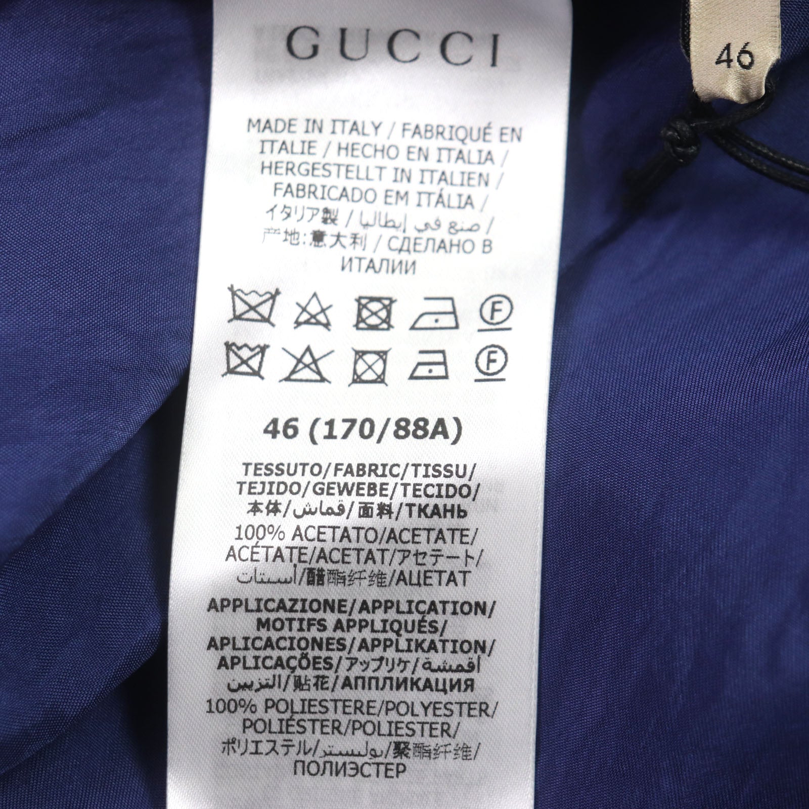 GUCCI 21AW 654894 Acetate Short Sleeve Shirt