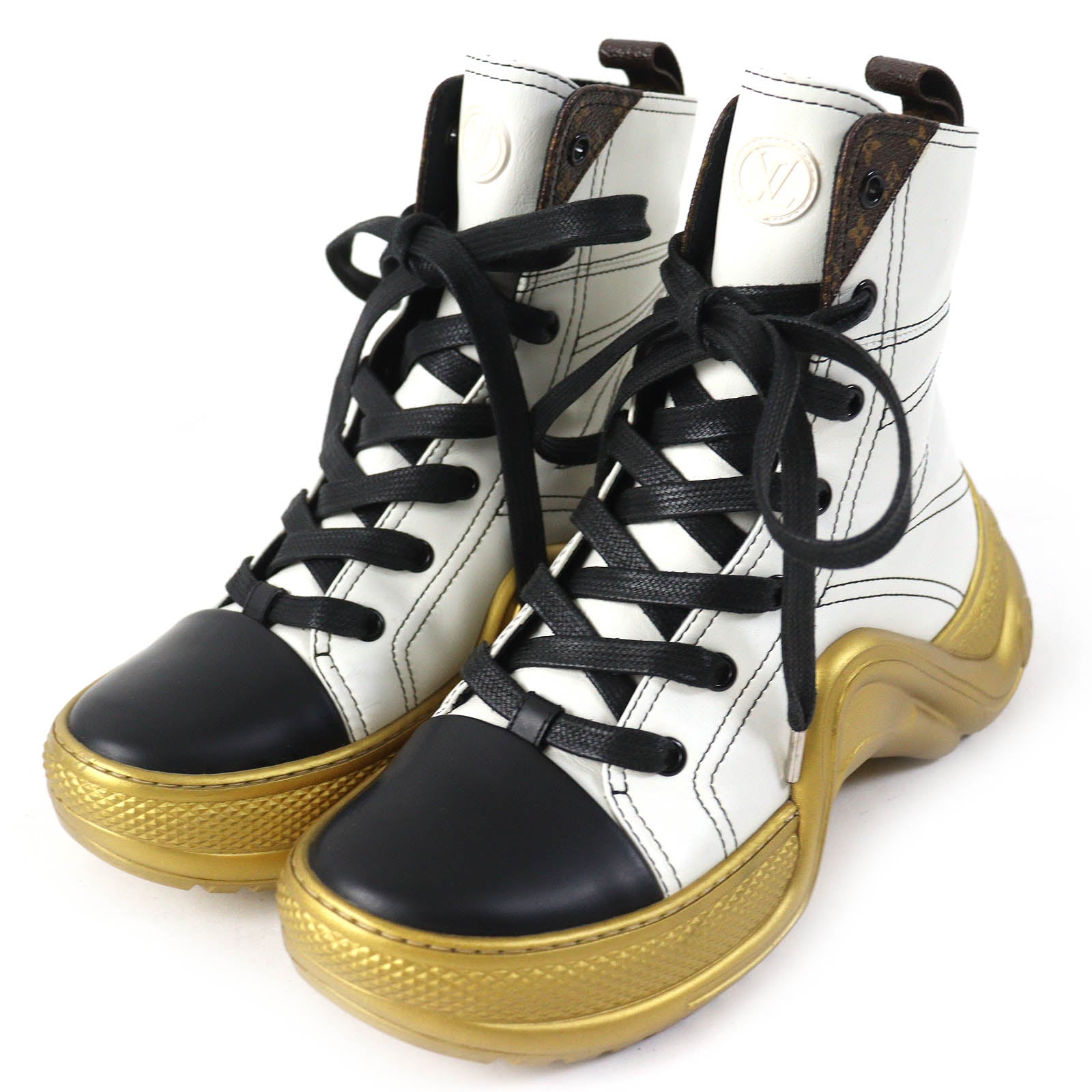 Louis Vuitton Arclight Monogram Leather Boots