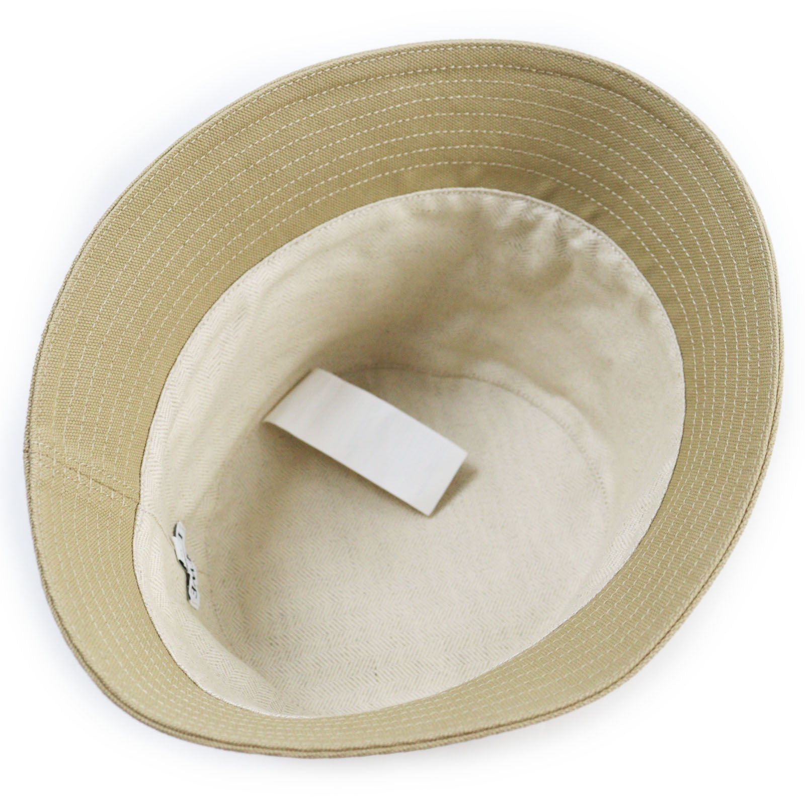 Loewe Cotton Calfskin Canvas Bucket Hat Beige