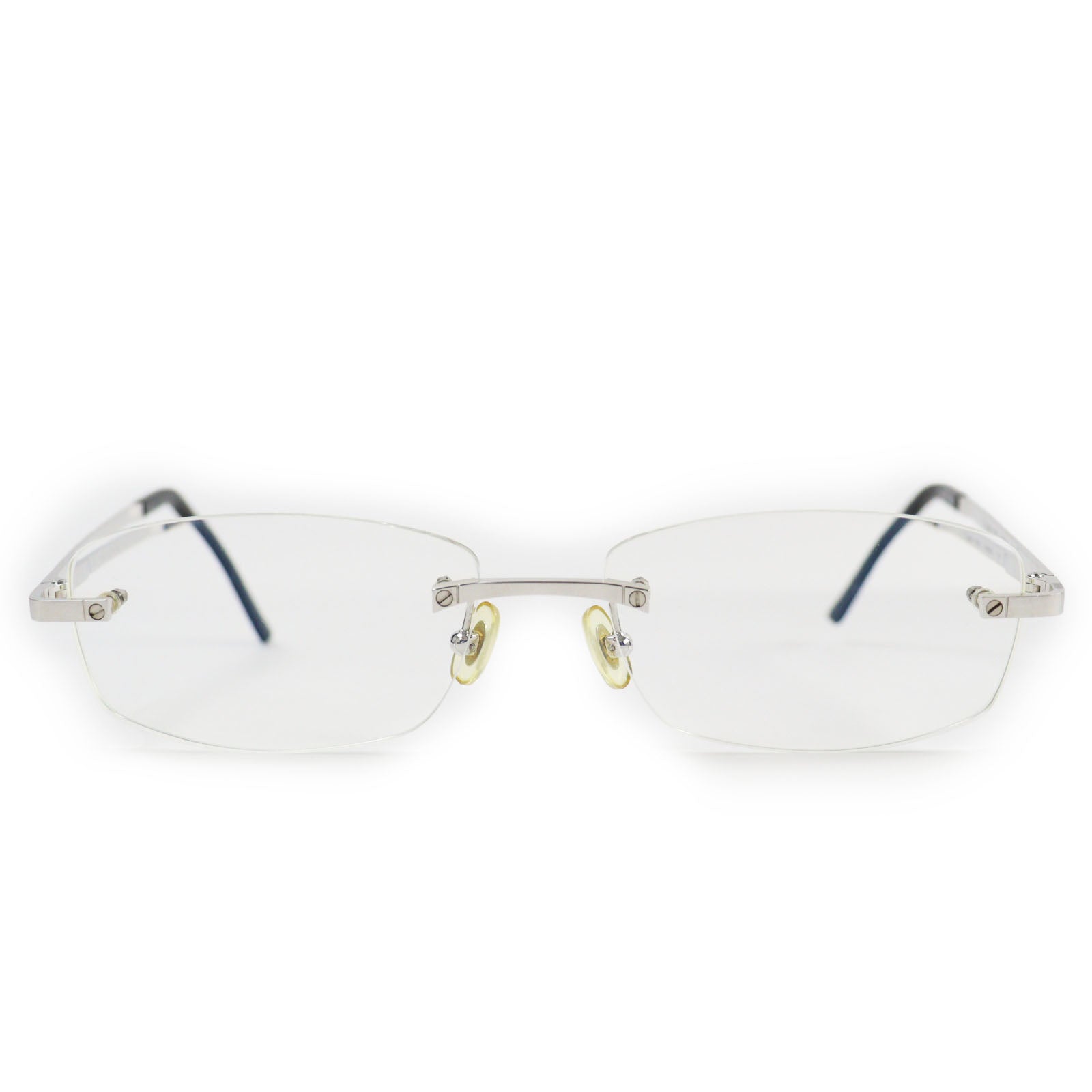 Cartier Titanium Rimless Glasses Eyewear