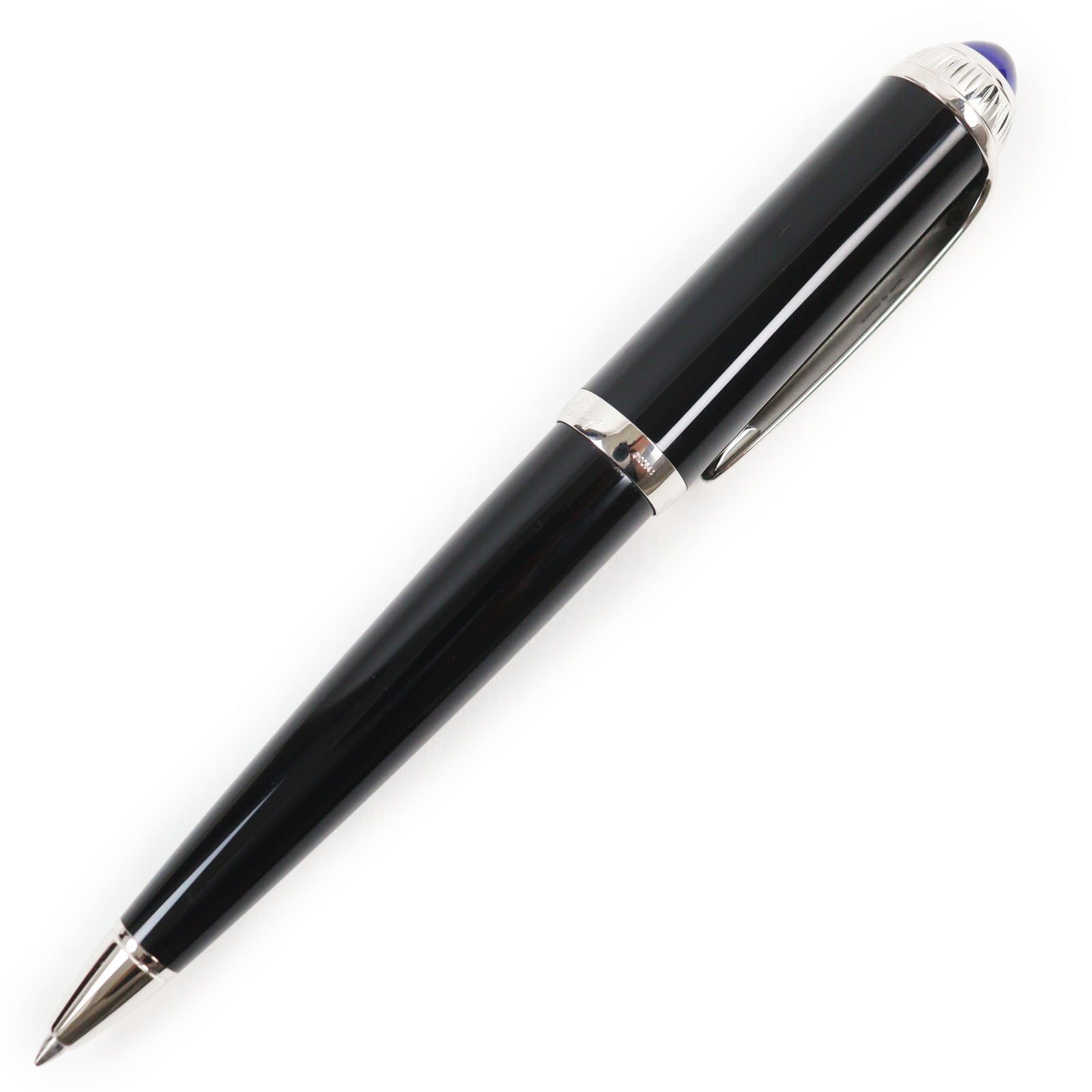 Cartier Twist Ballpoint Pen Black Silver