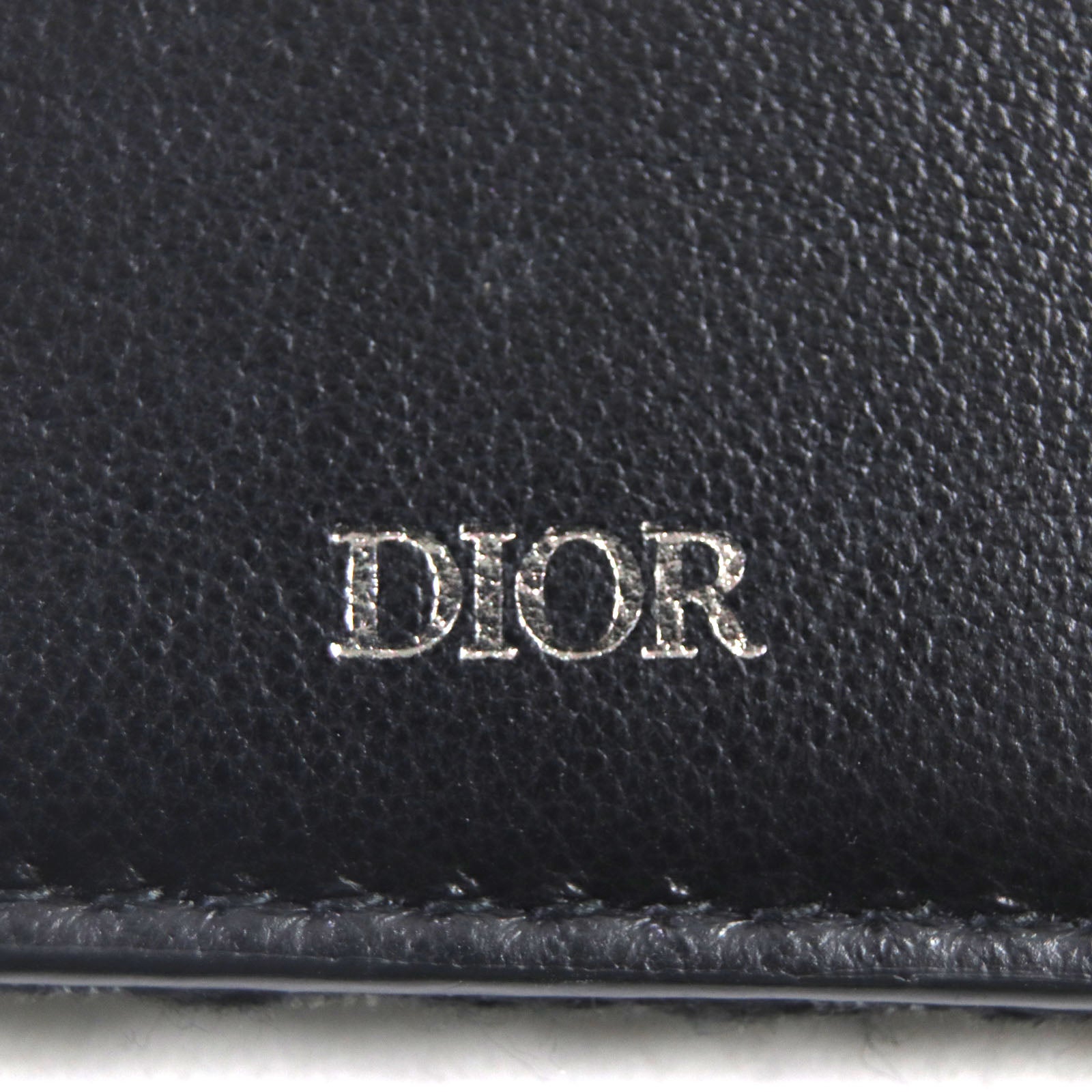 Dior Oblique Vertical Long Wallet Canvas Leather