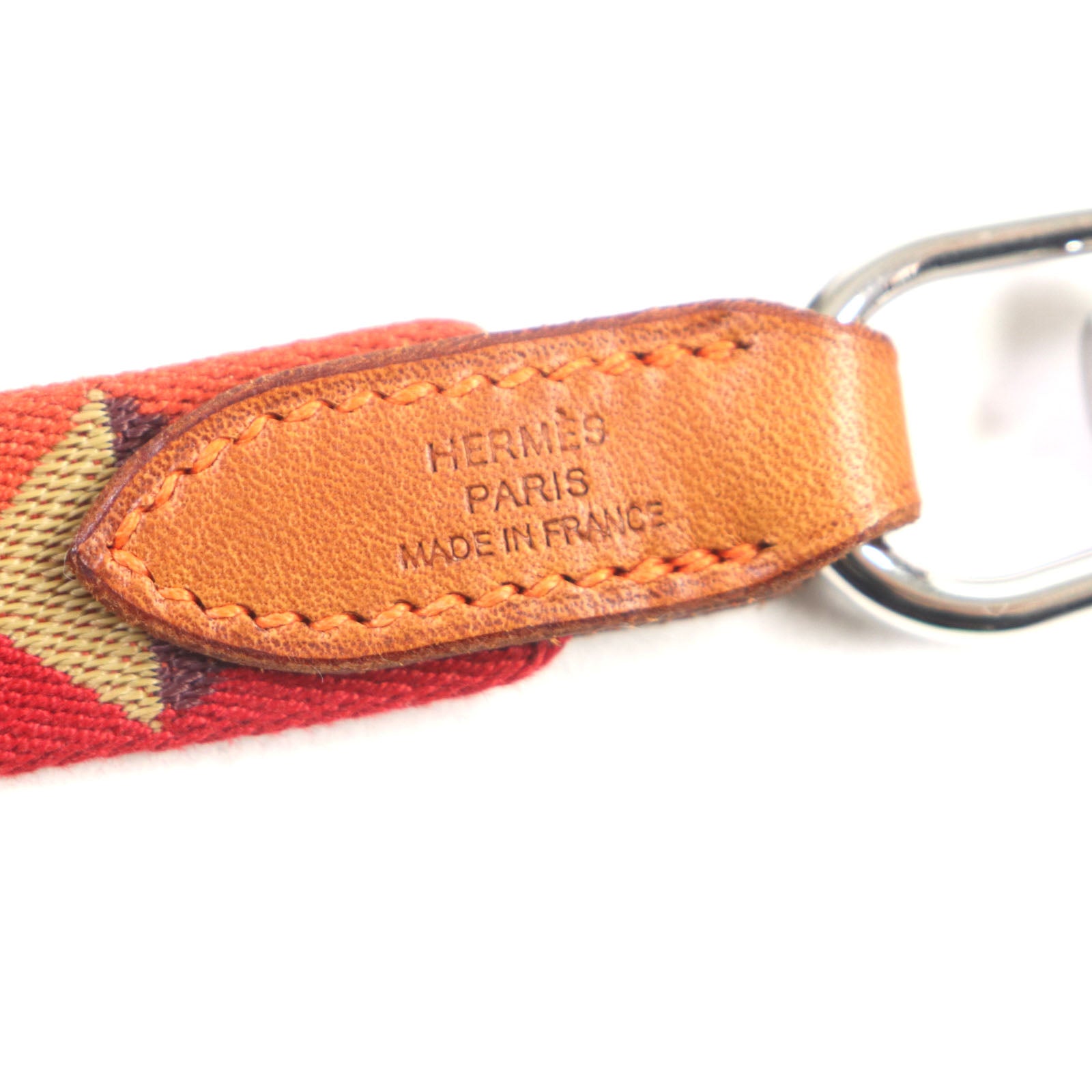 HERMES Nylon Polyester Leather Dog Lead Strap