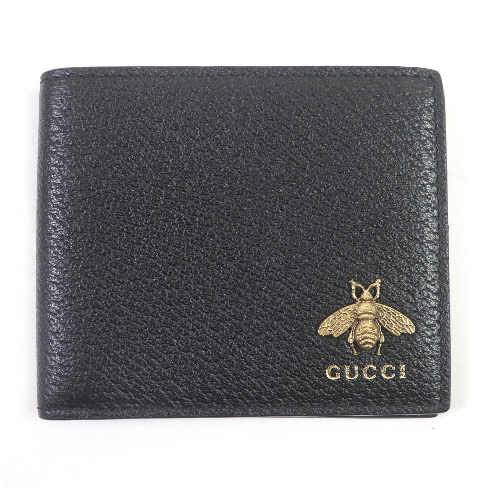 Gucci Animalie Bee Gold Bifold Wallet