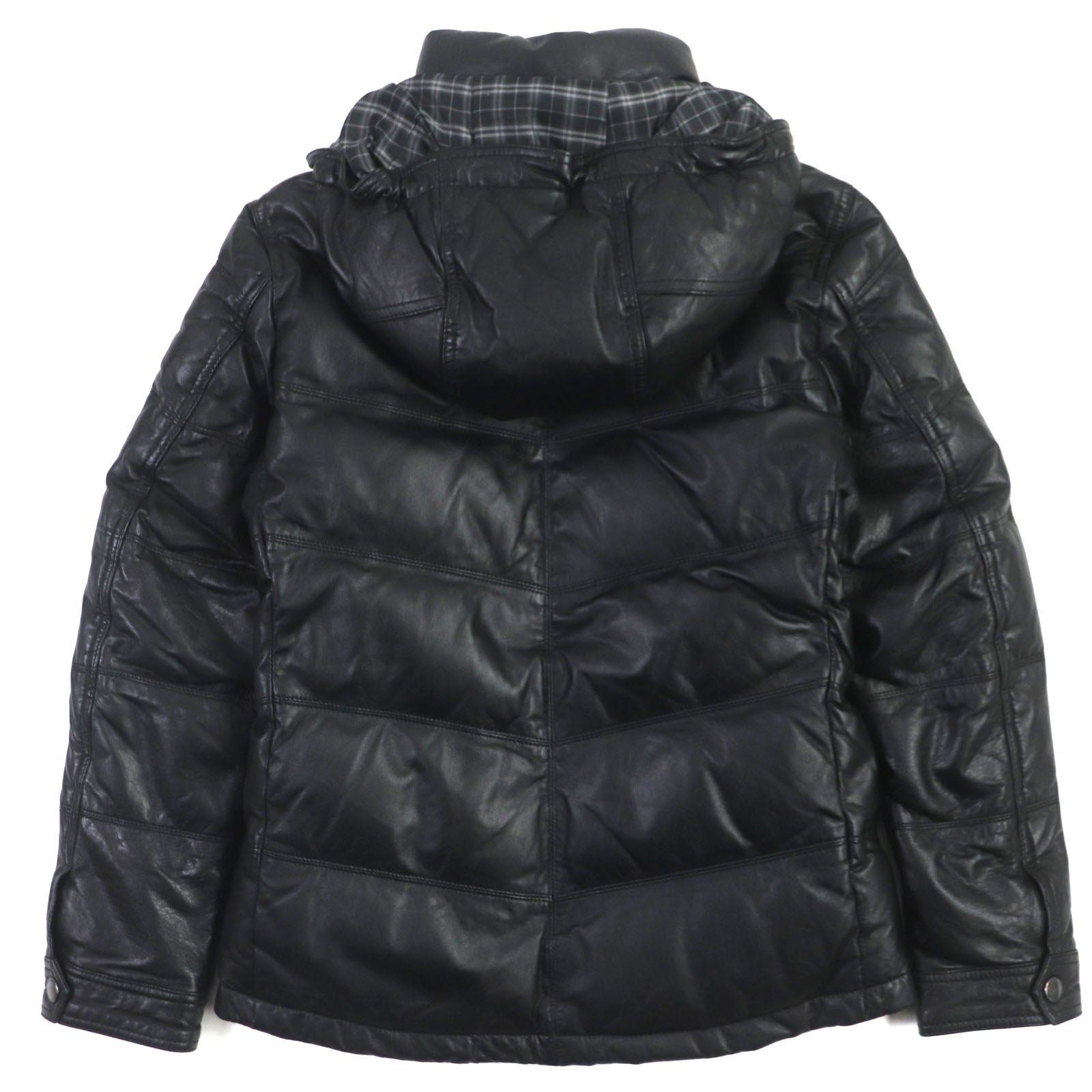 Burberry Sheep Leather Down Jacket Black M