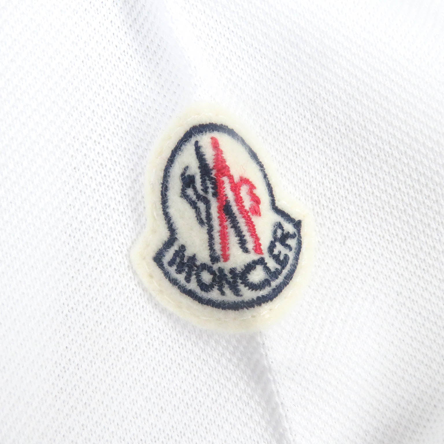 Moncler Cotton Polo Shirt White M