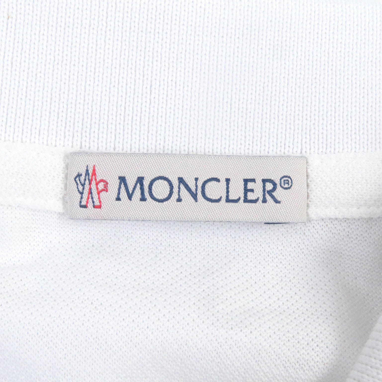 Moncler Cotton Polo Shirt White M