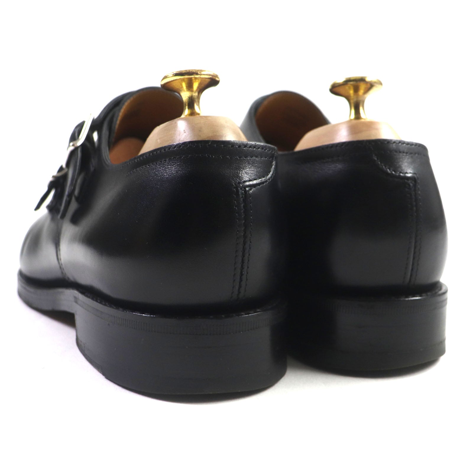 John Lobb William Double Monk Strap Leather Shoes