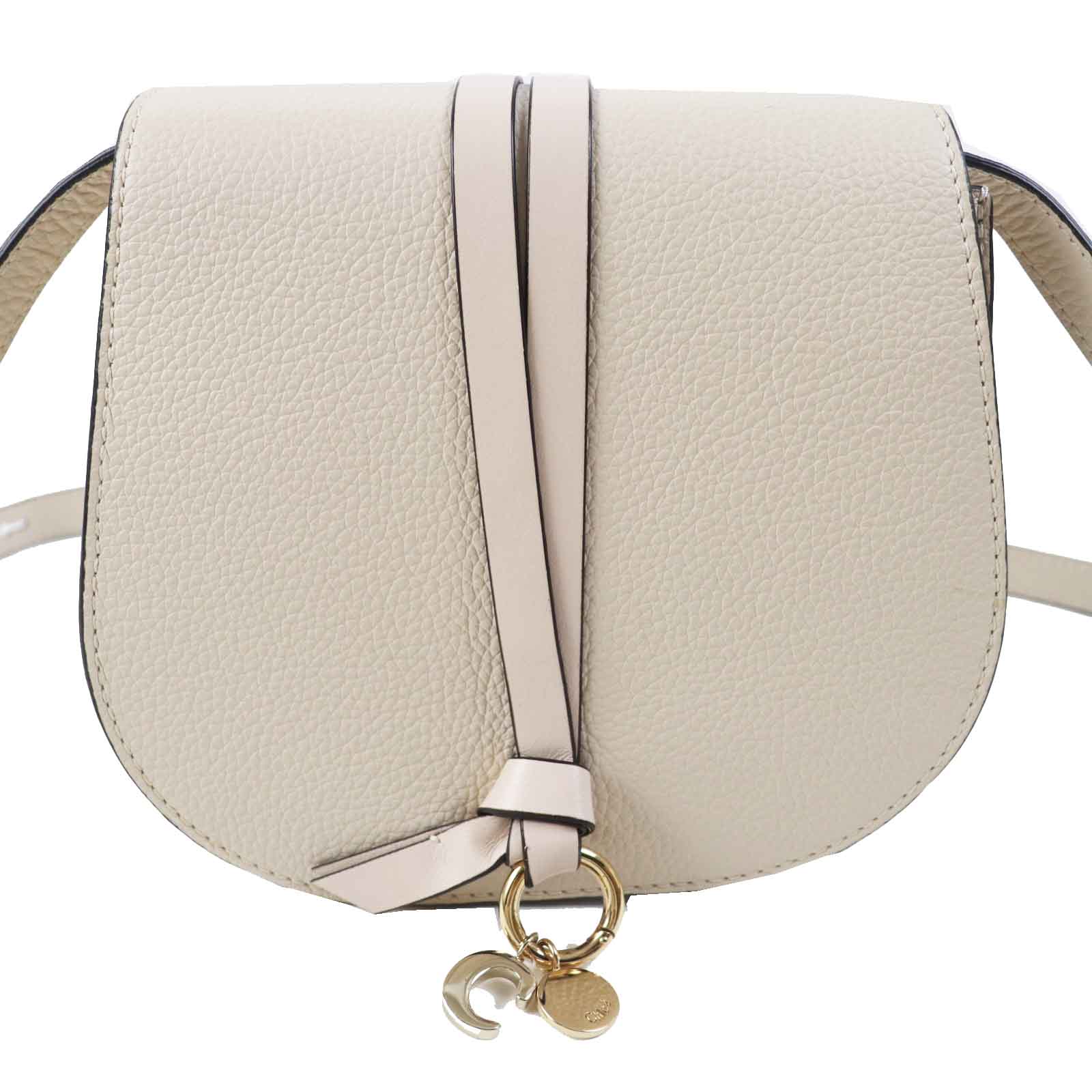 Chloe Alphabet Mini Saddlebag Crossbody Bag