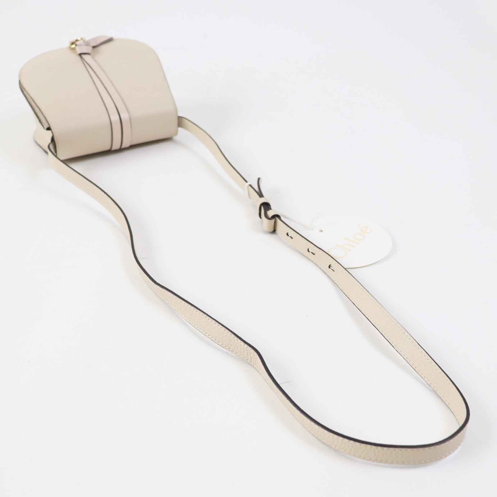 Chloe Alphabet Mini Saddlebag Crossbody Bag