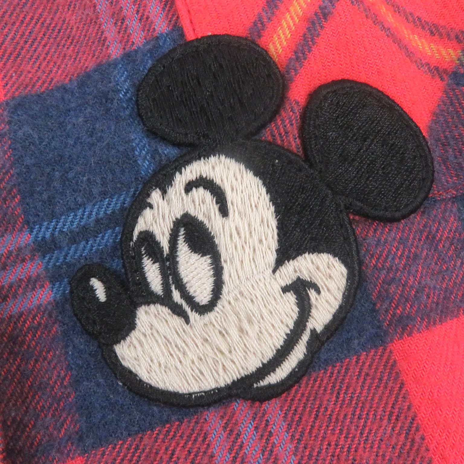 GUCCI Disney Mickey Check Flannel Shirt Jacket