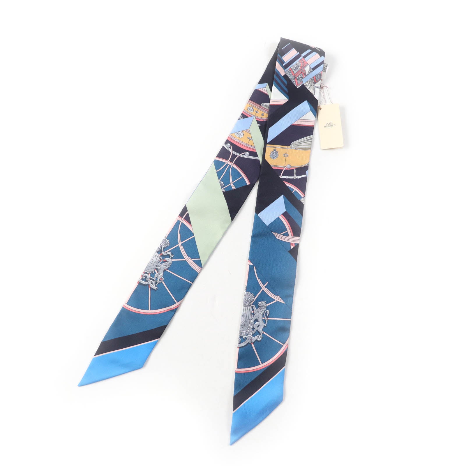 Hermes Silk SPRINGS BAGUE Scarf