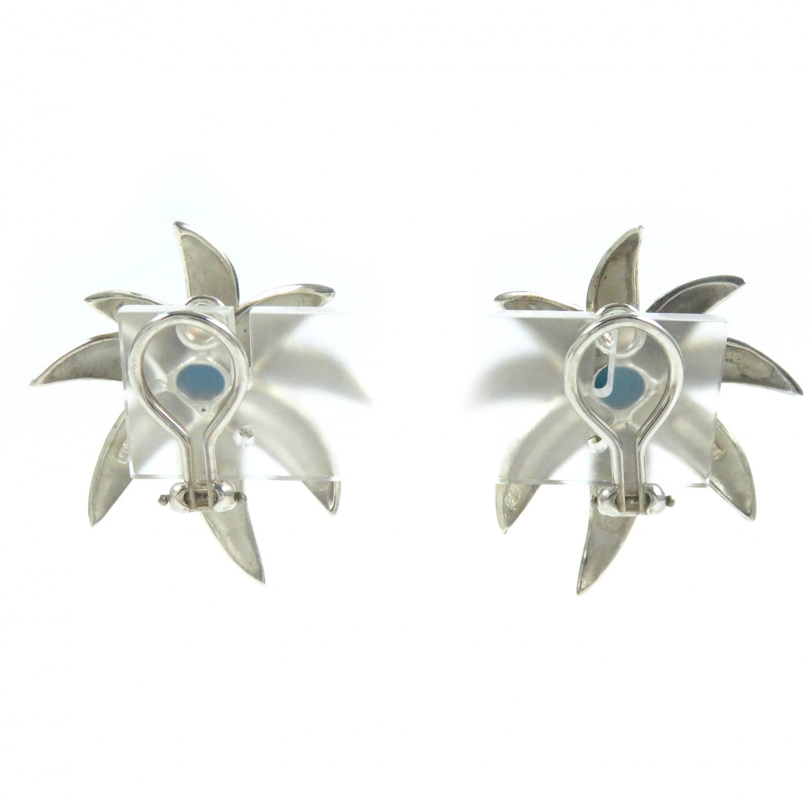 Tiffany & Co. Fireworks Combi Earring Silver Turquoise