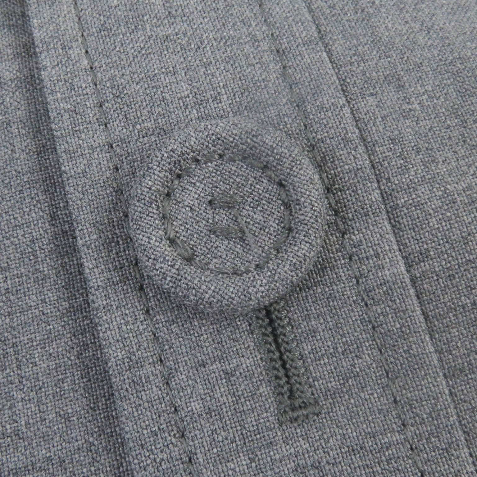 Dior Virgin Wool Workwear Jacket with CD Logo Lapel Pin