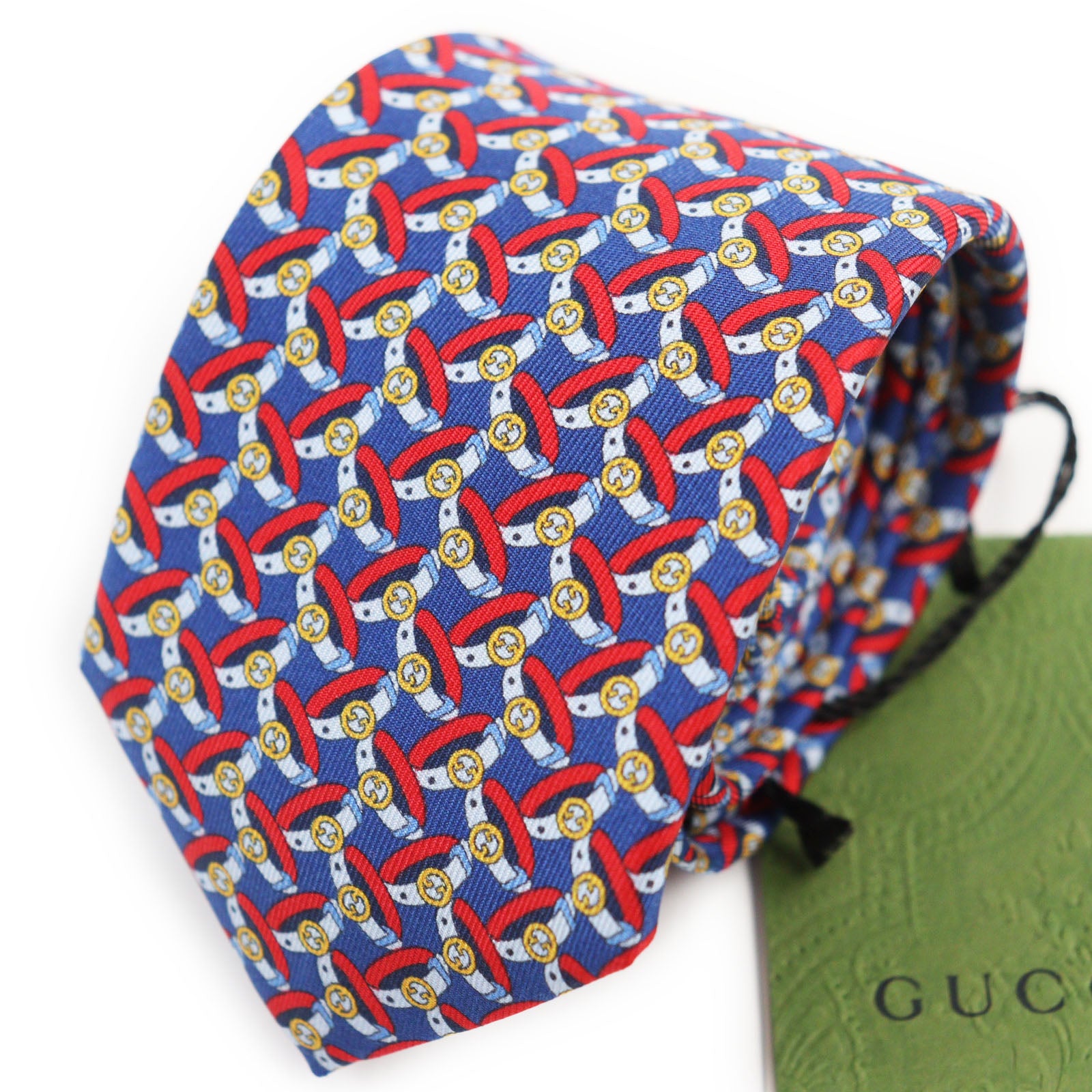 Gucci Silk GG Belt Pattern Tie