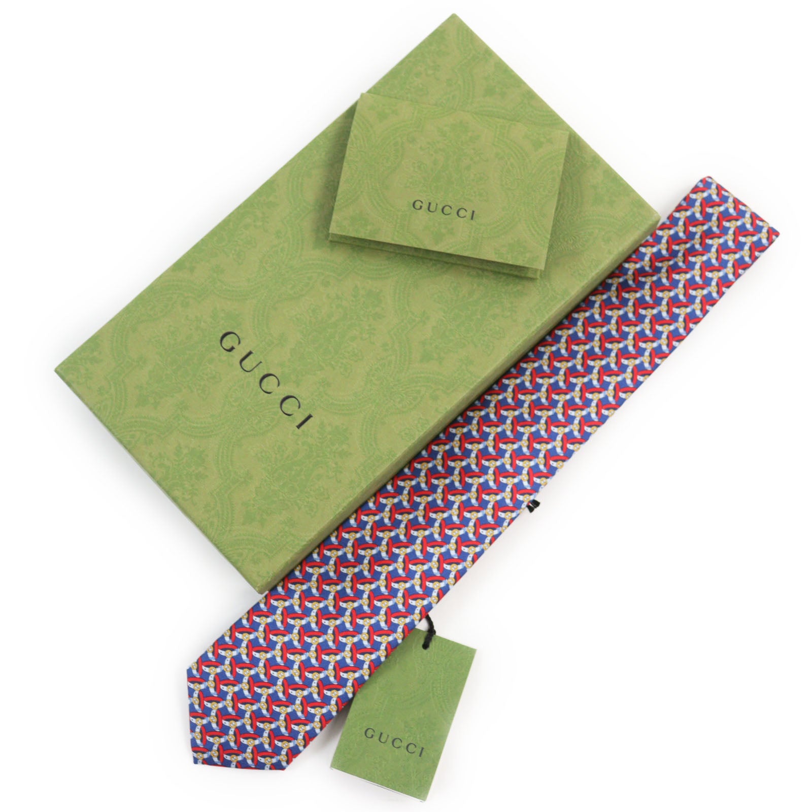 Gucci Silk GG Belt Pattern Tie