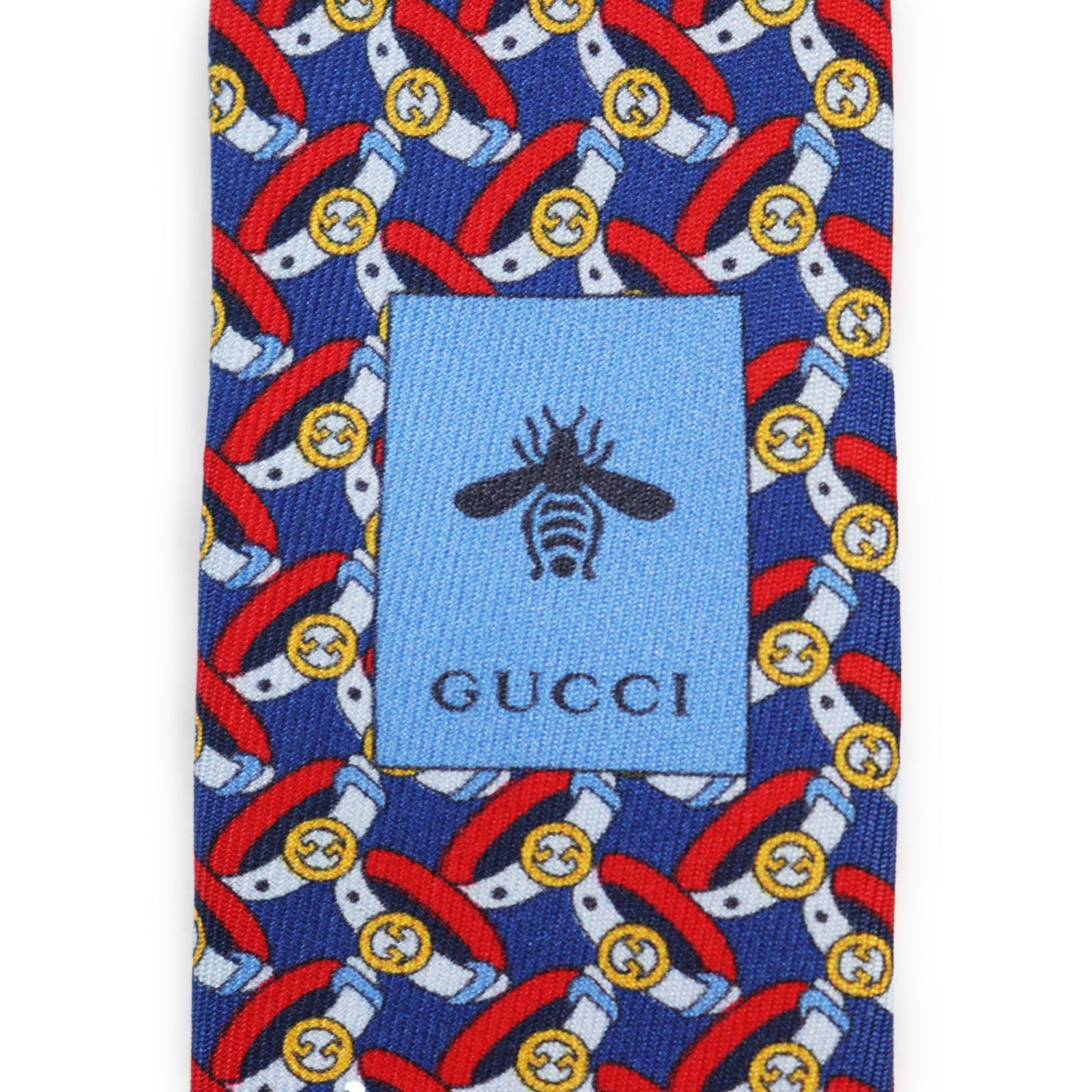 Gucci Silk GG Belt Pattern Tie