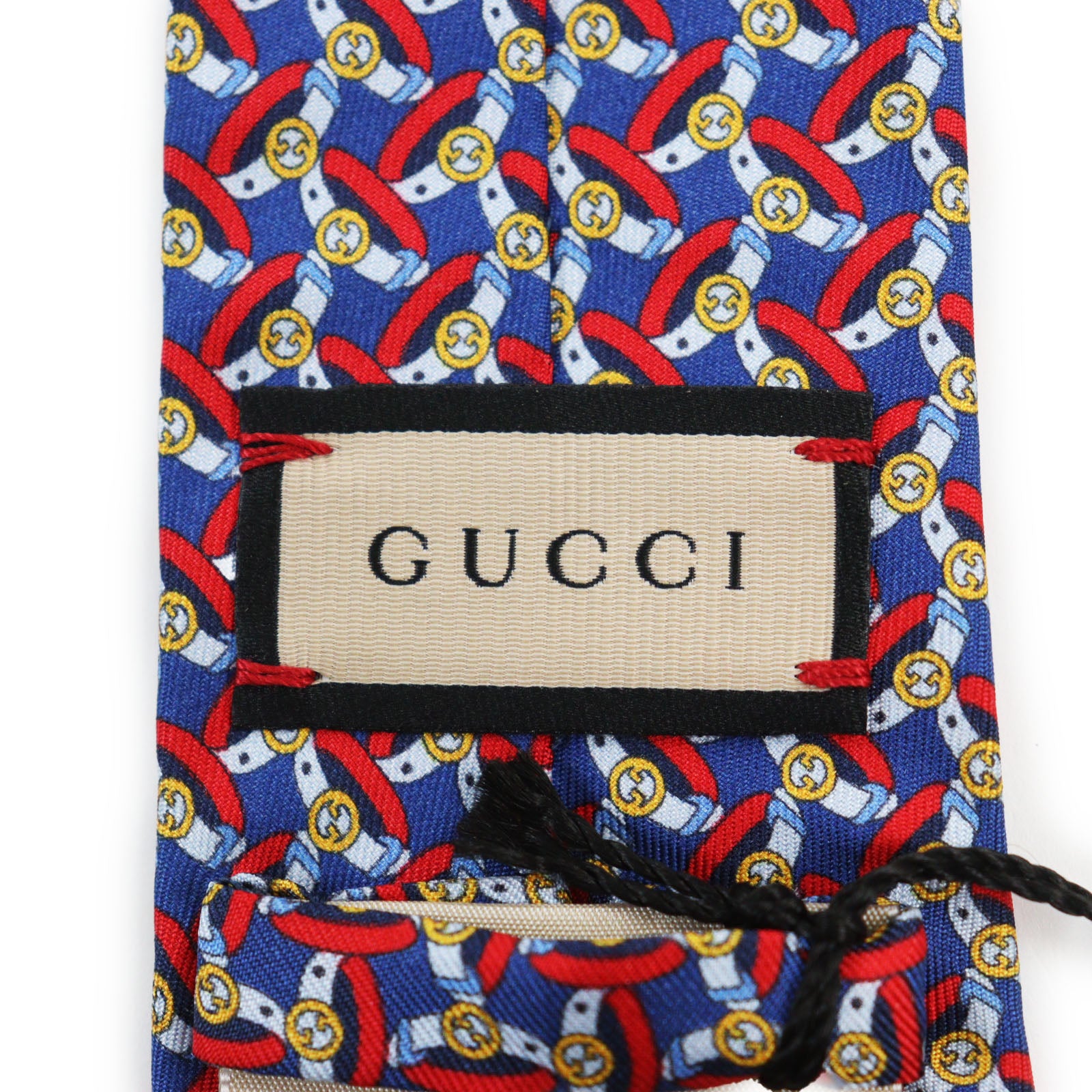 Gucci Silk GG Belt Pattern Tie