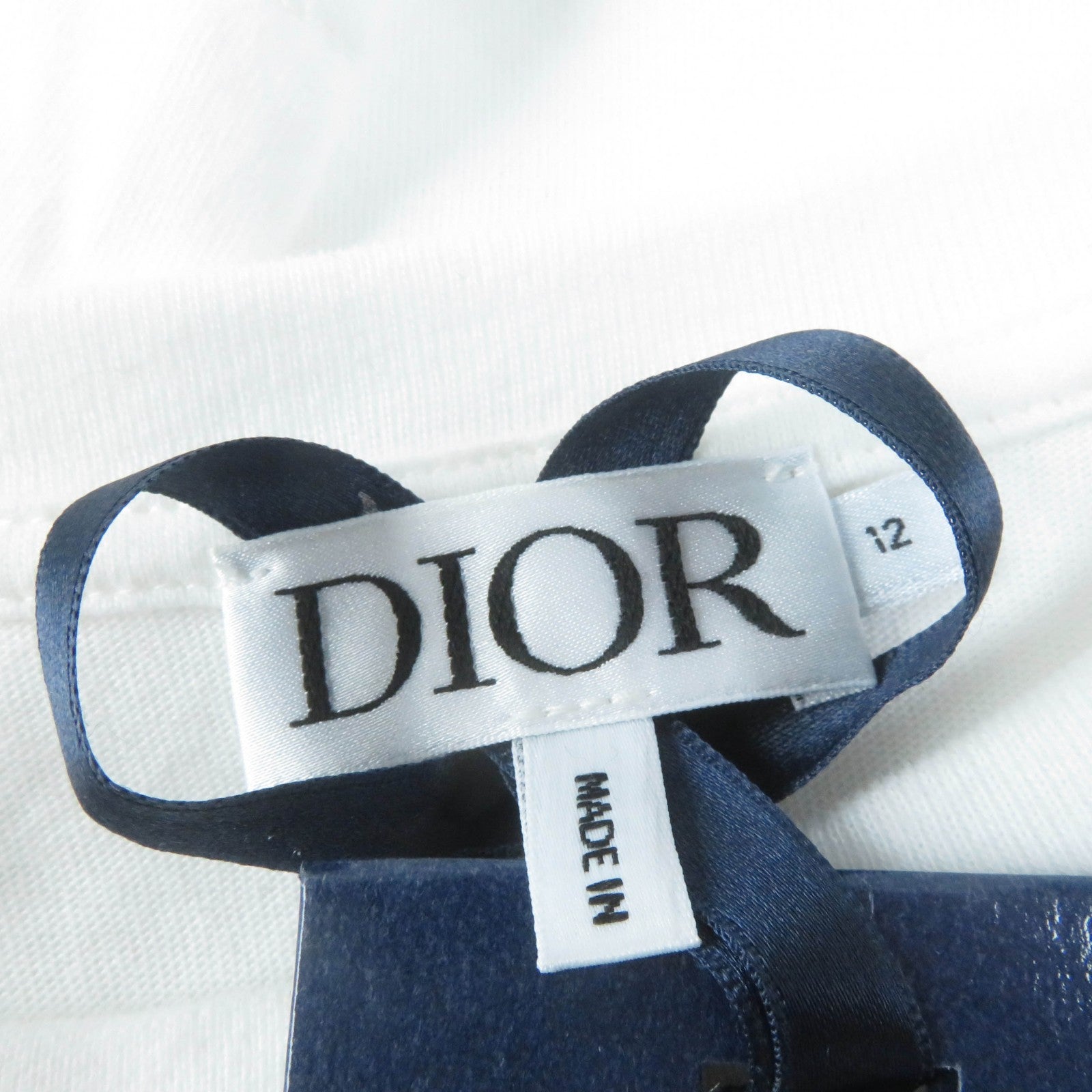 Dior Embroidered Logo Cotton T-Shirt Women