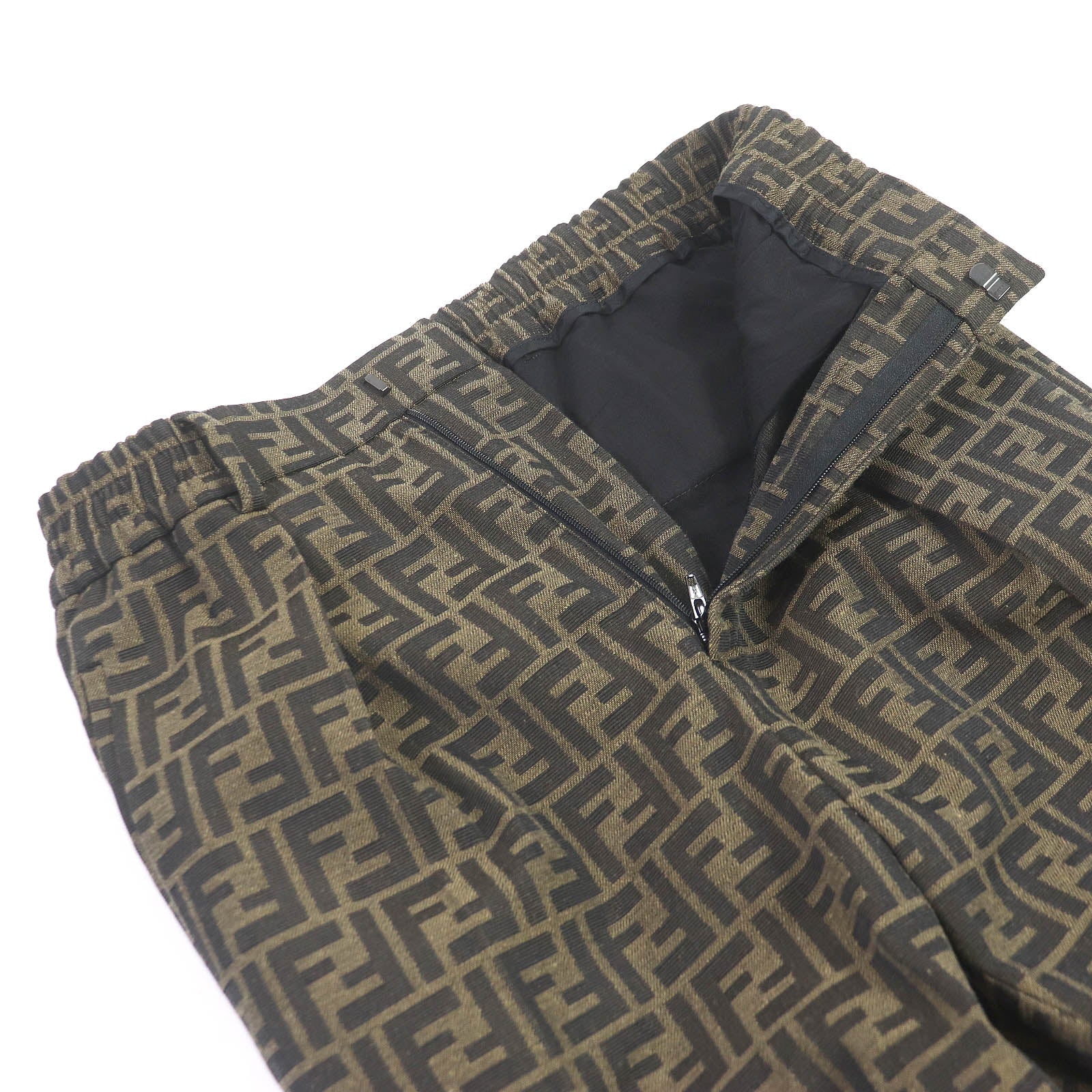 Fendi FF Logo Zucca Print Suit Brown 44