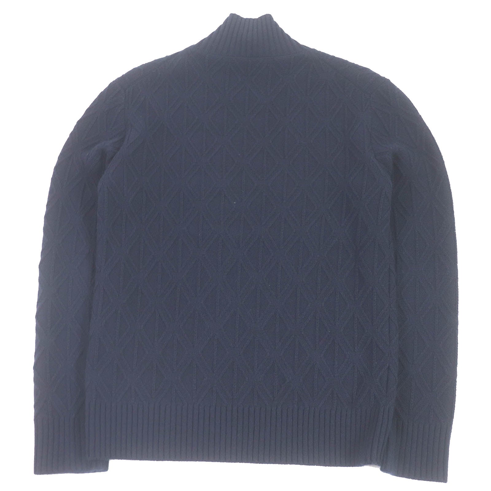 Dior Wool Cashmere High Neck Sweater Navy XS