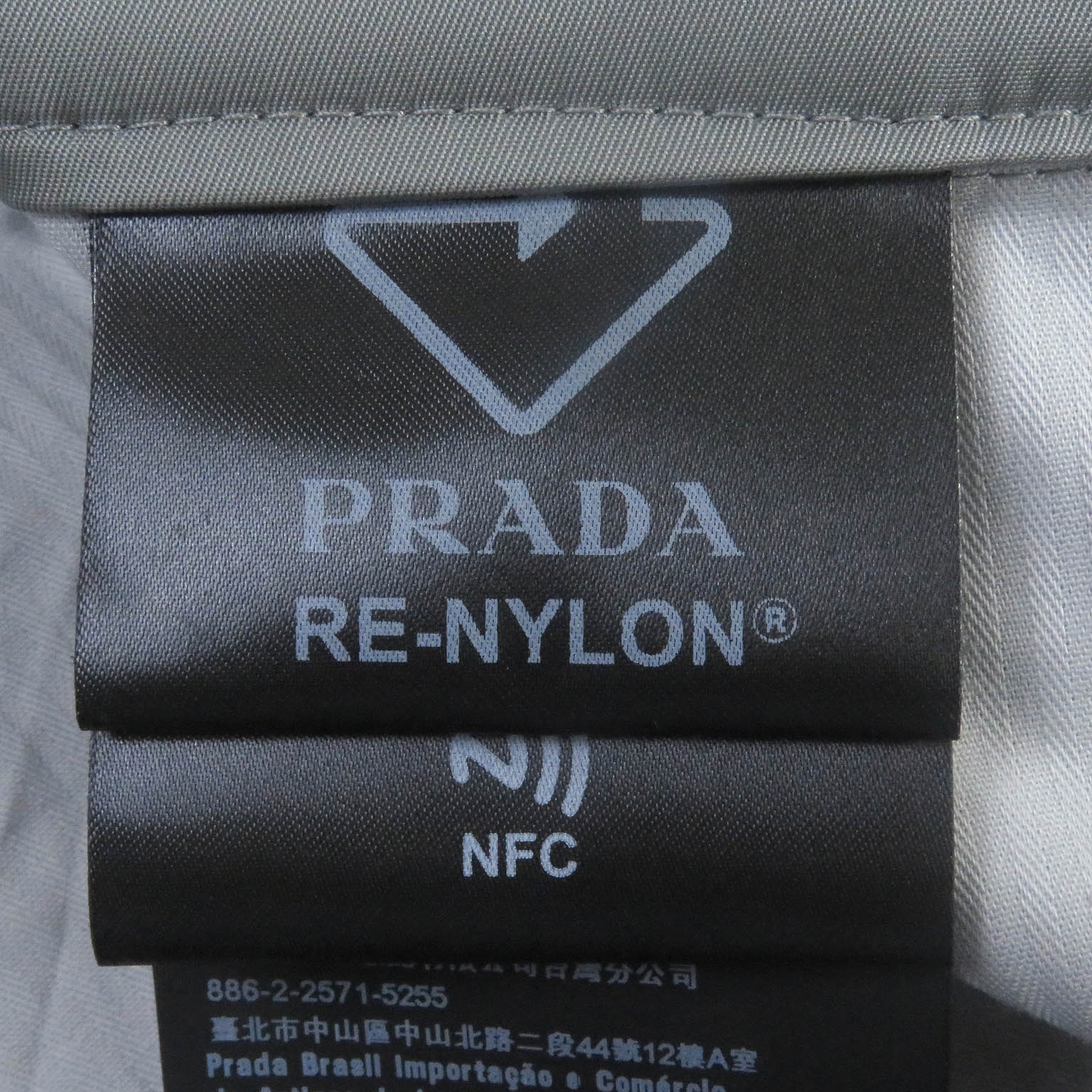 Prada Recycled Nylon Triangle Logo Bermuda Shorts