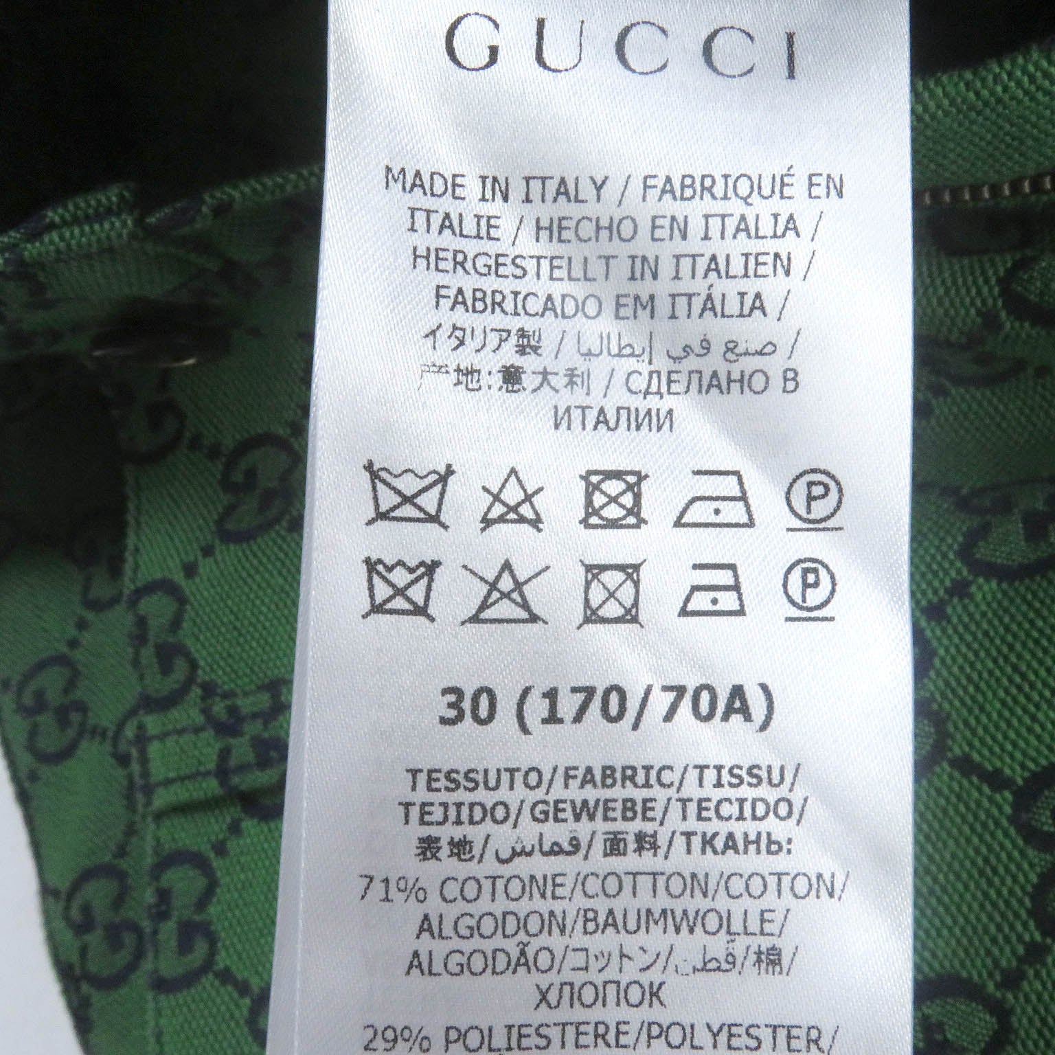 Gucci GG Jacquard Denim Pants Green 30