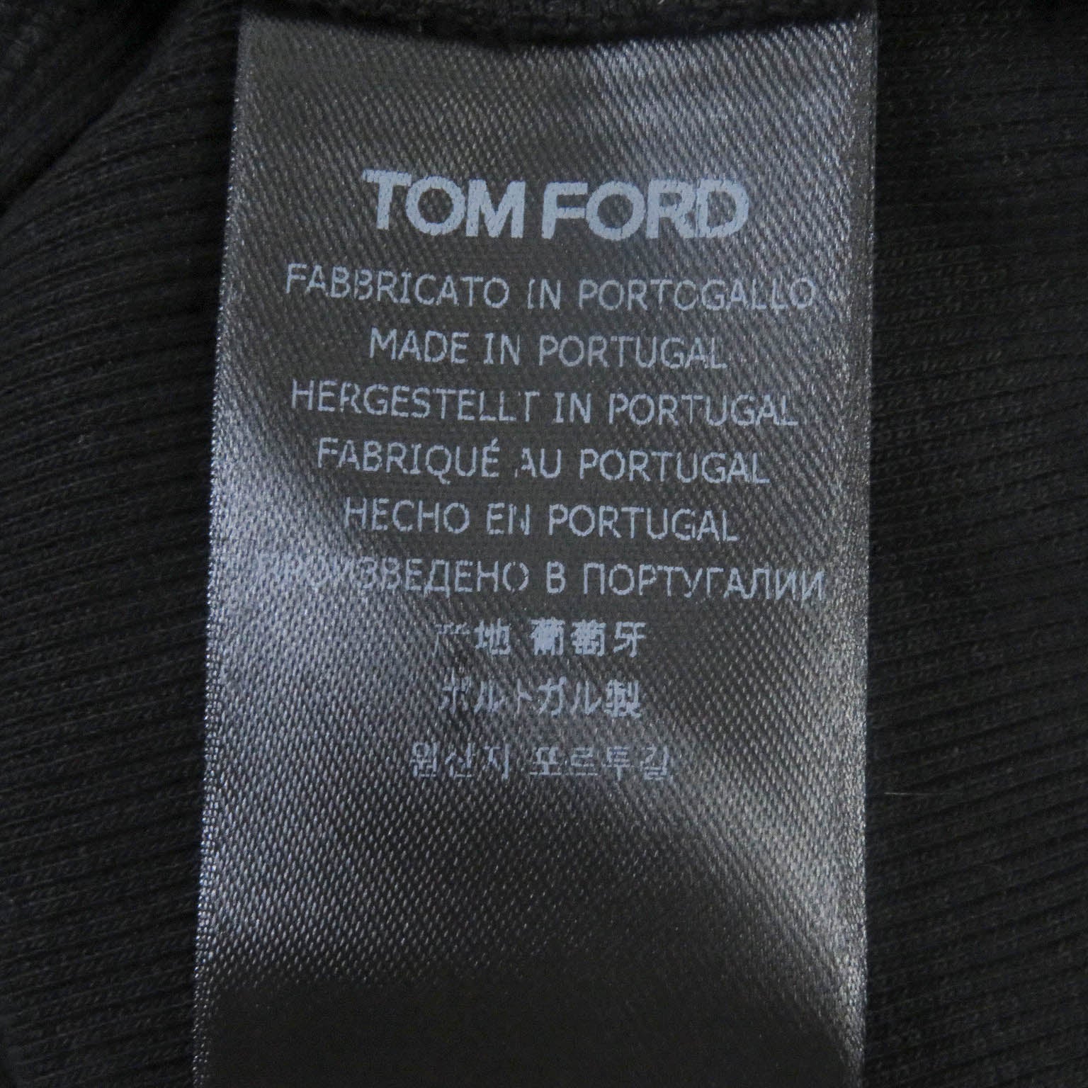 Tom Ford TF Logo Henley Long Sleeve T-Shirt