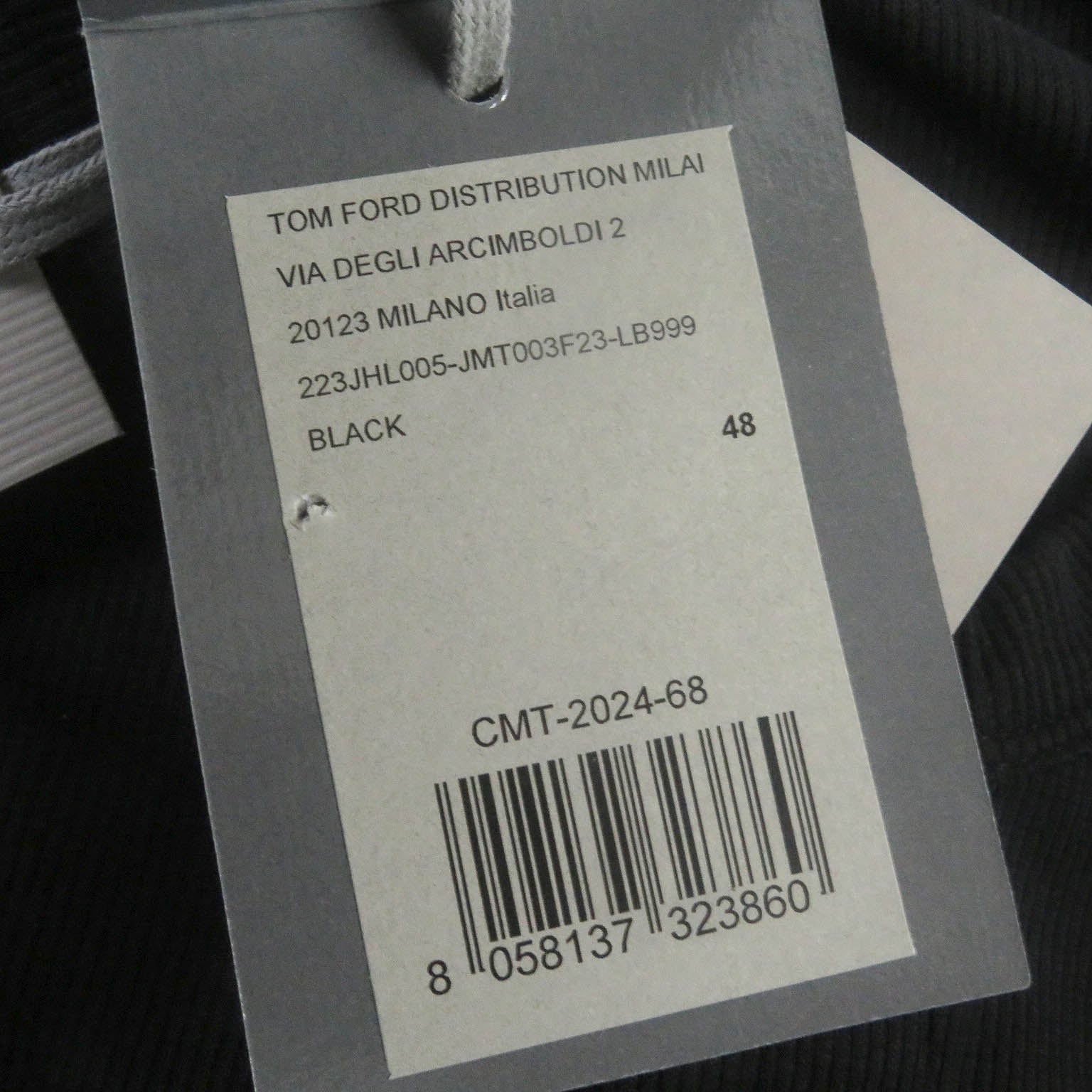 Tom Ford TF Logo Henley Long Sleeve T-Shirt