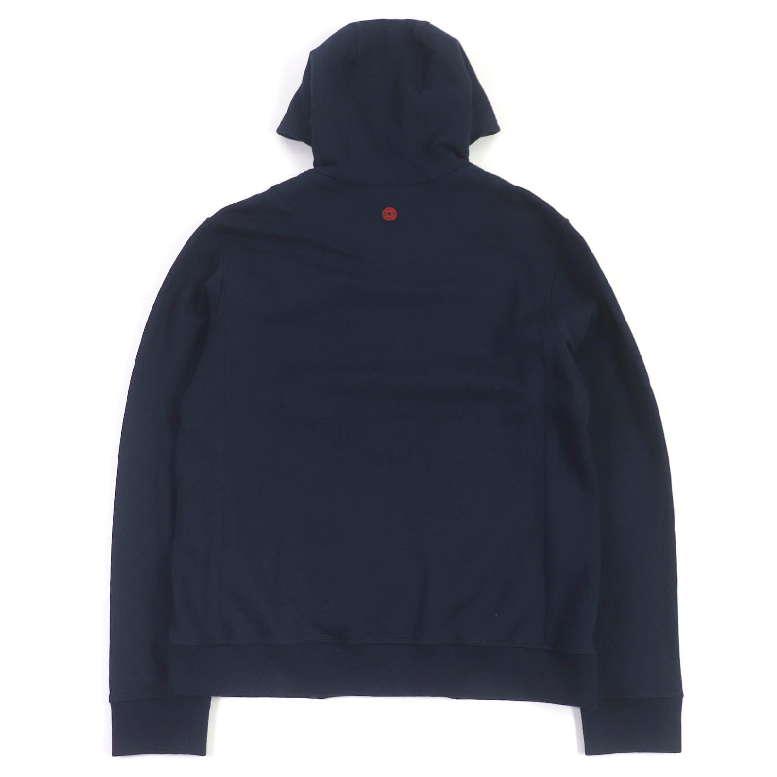 Hermes Fit Cotton Zip Up Parker Navy M